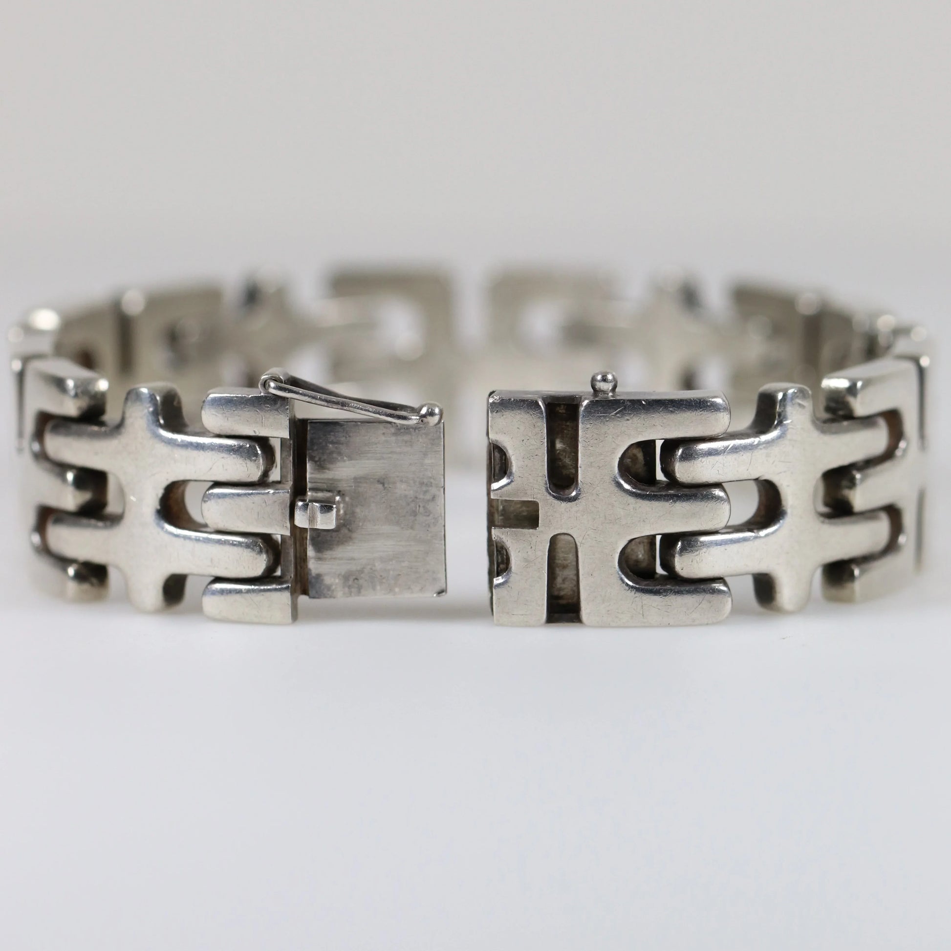 SOLD OUT: Vintage Georg Jensen Jewelry | Modernist Geometric Bracelet 103 - Carmel Fine Silver Jewelry