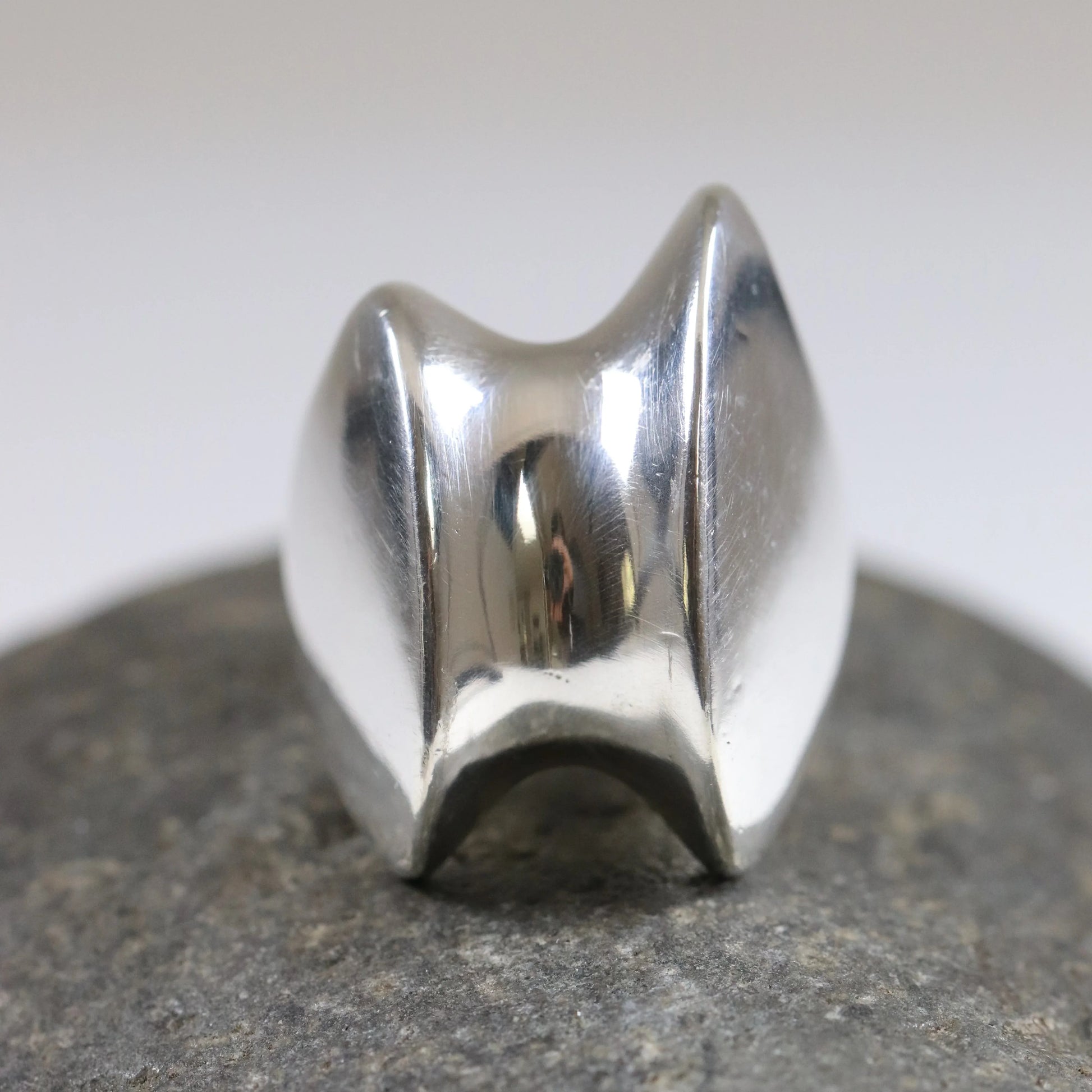 SOLD OUT: Vintage Georg Jensen Jewelry | Modernist Henning Koppel Ring 140 - Carmel Fine Silver Jewelry