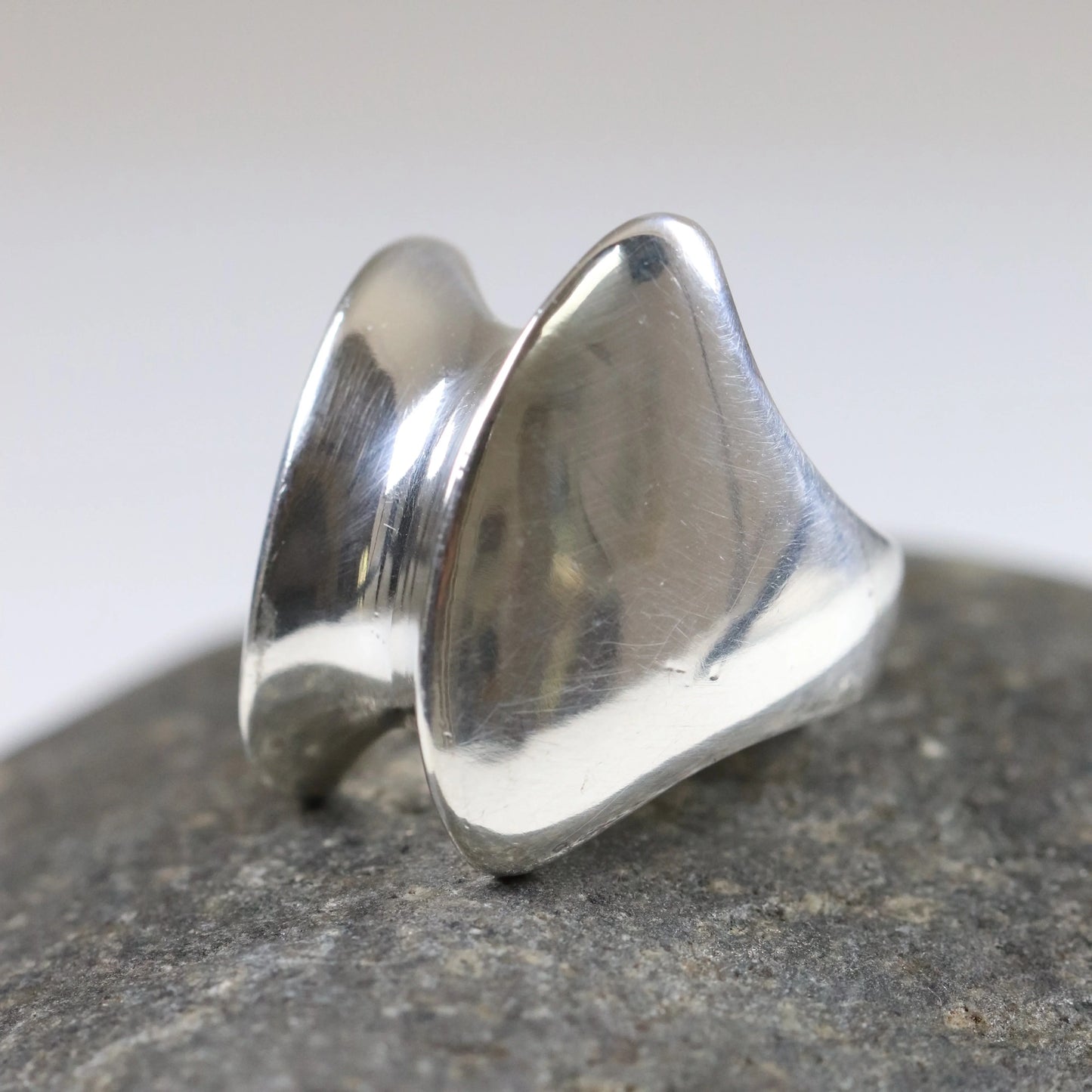 SOLD OUT: Vintage Georg Jensen Jewelry | Modernist Henning Koppel Ring 140 - Carmel Fine Silver Jewelry