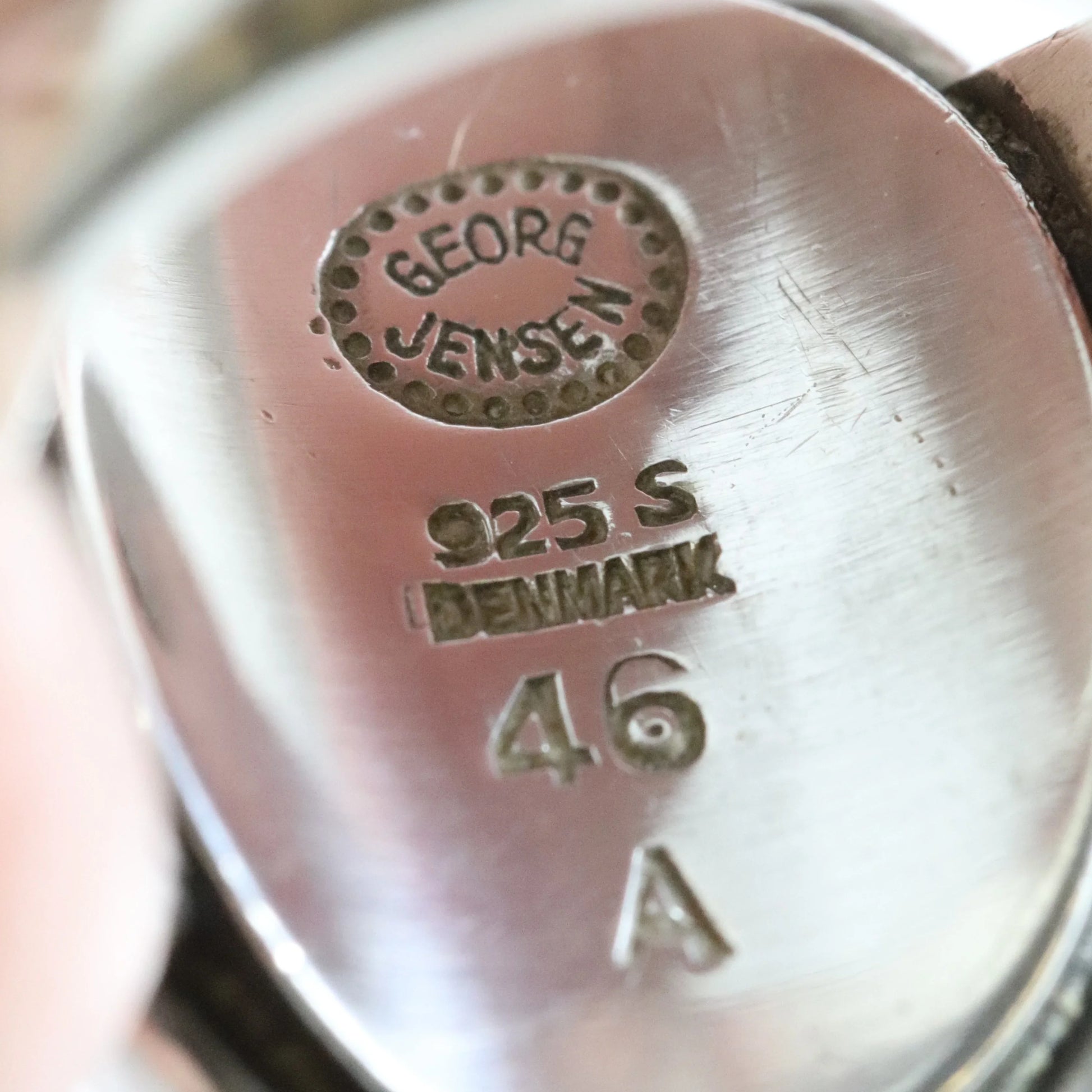 SOLD OUT: Vintage Georg Jensen Jewelry | Modernist Silver Cabochon Ring 46A - Carmel Fine Silver Jewelry