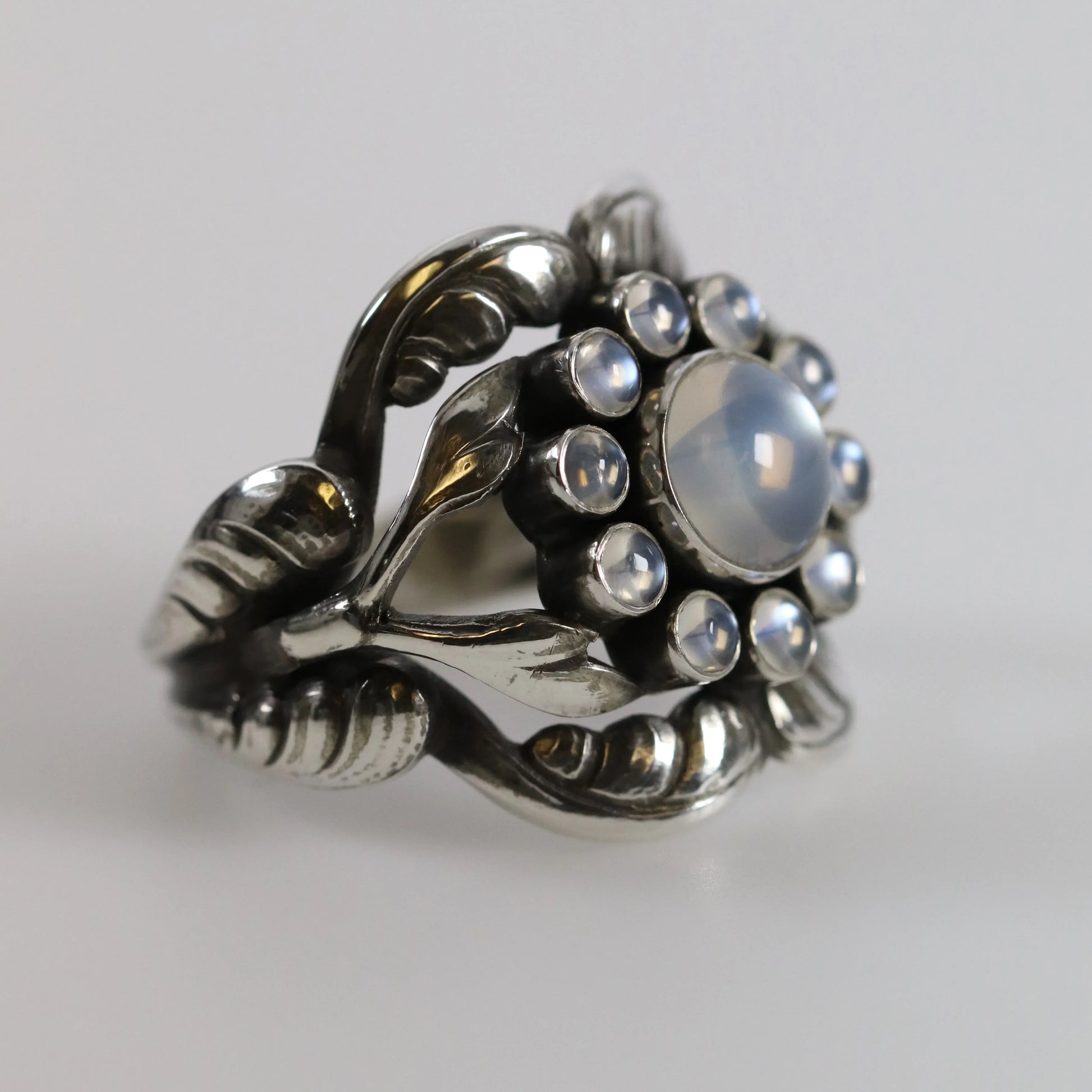 SOLD OUT: Vintage Georg Jensen Jewelry | MOONSTONE RING 10 - Carmel Fine Silver Jewelry