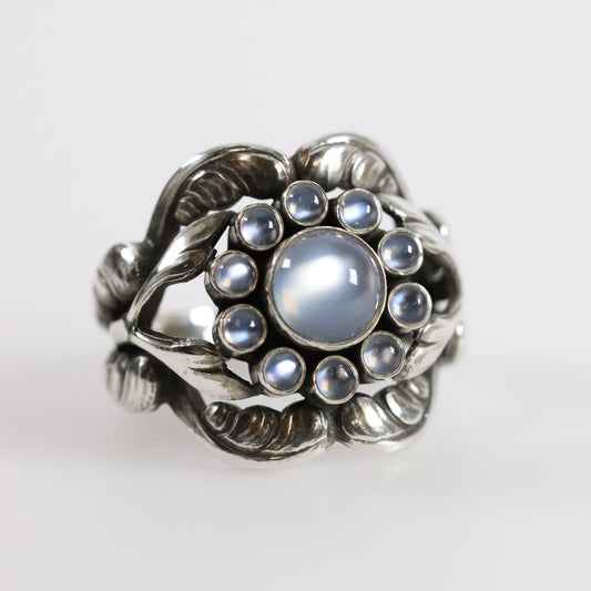 SOLD OUT: Vintage Georg Jensen Jewelry | MOONSTONE RING 10 - Carmel FSJ