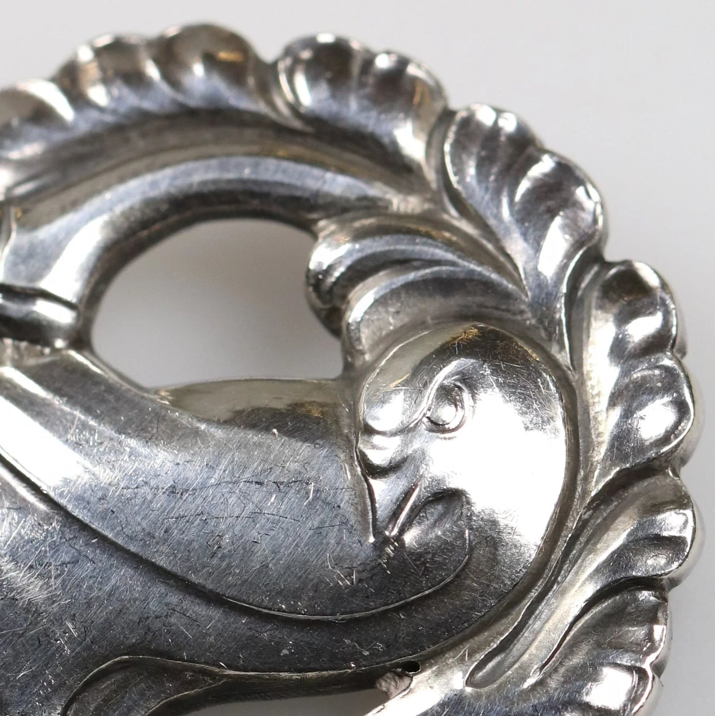 SOLD OUT: Vintage Georg Jensen Jewelry | Petite Art Nouveau Dove Brooch 134 - Carmel Fine Silver Jewelry
