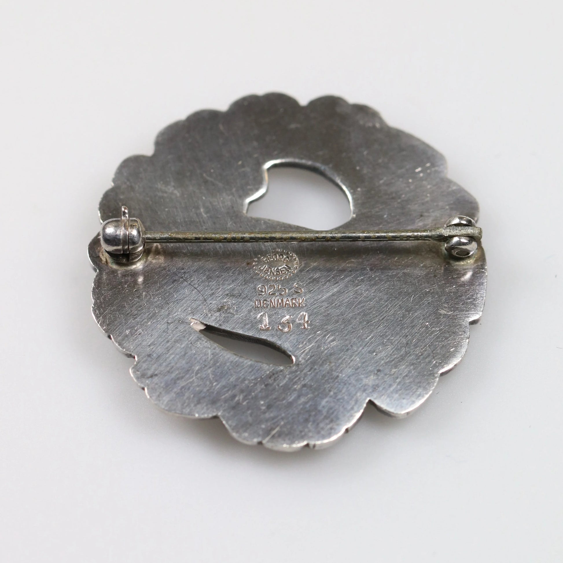 SOLD OUT: Vintage Georg Jensen Jewelry | Petite Art Nouveau Dove Brooch 134 - Carmel Fine Silver Jewelry