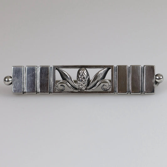 SOLD OUT: Vintage Georg Jensen Jewelry | Pineapple Acorn Brooch 216A - Carmel Fine Silver Jewelry