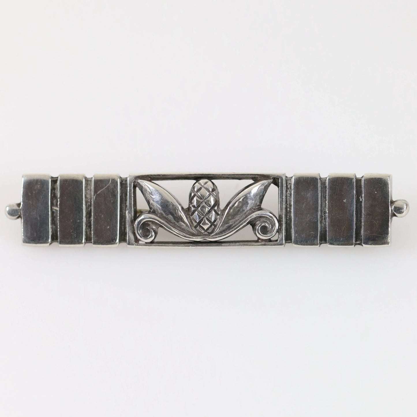 SOLD OUT: Vintage Georg Jensen Jewelry | Pineapple Acorn Brooch United States - Carmel Fine Silver Jewelry