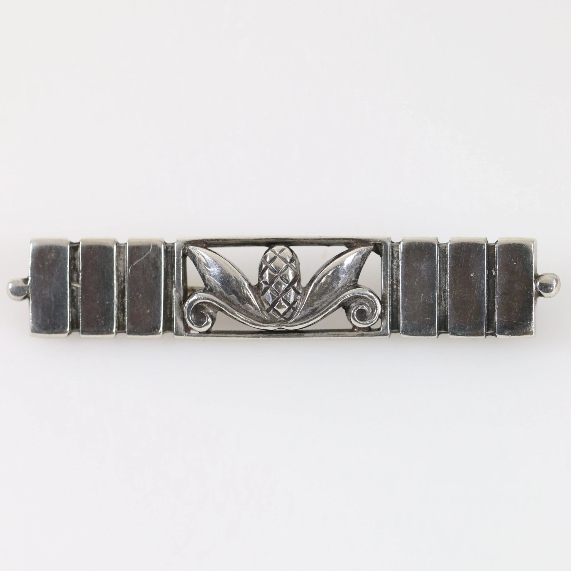 SOLD OUT: Vintage Georg Jensen Jewelry | Pineapple Acorn Brooch United States - Carmel Fine Silver Jewelry