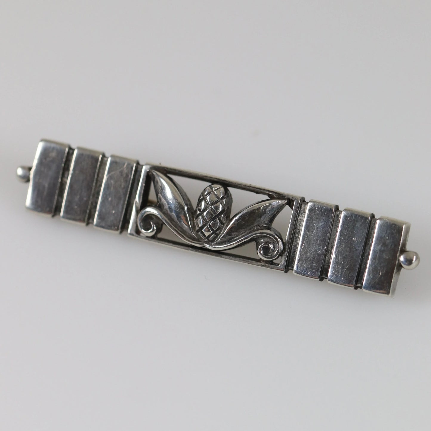 SOLD OUT: Vintage Georg Jensen Jewelry | Pineapple Acorn Brooch United States - Carmel Fine Silver Jewelry