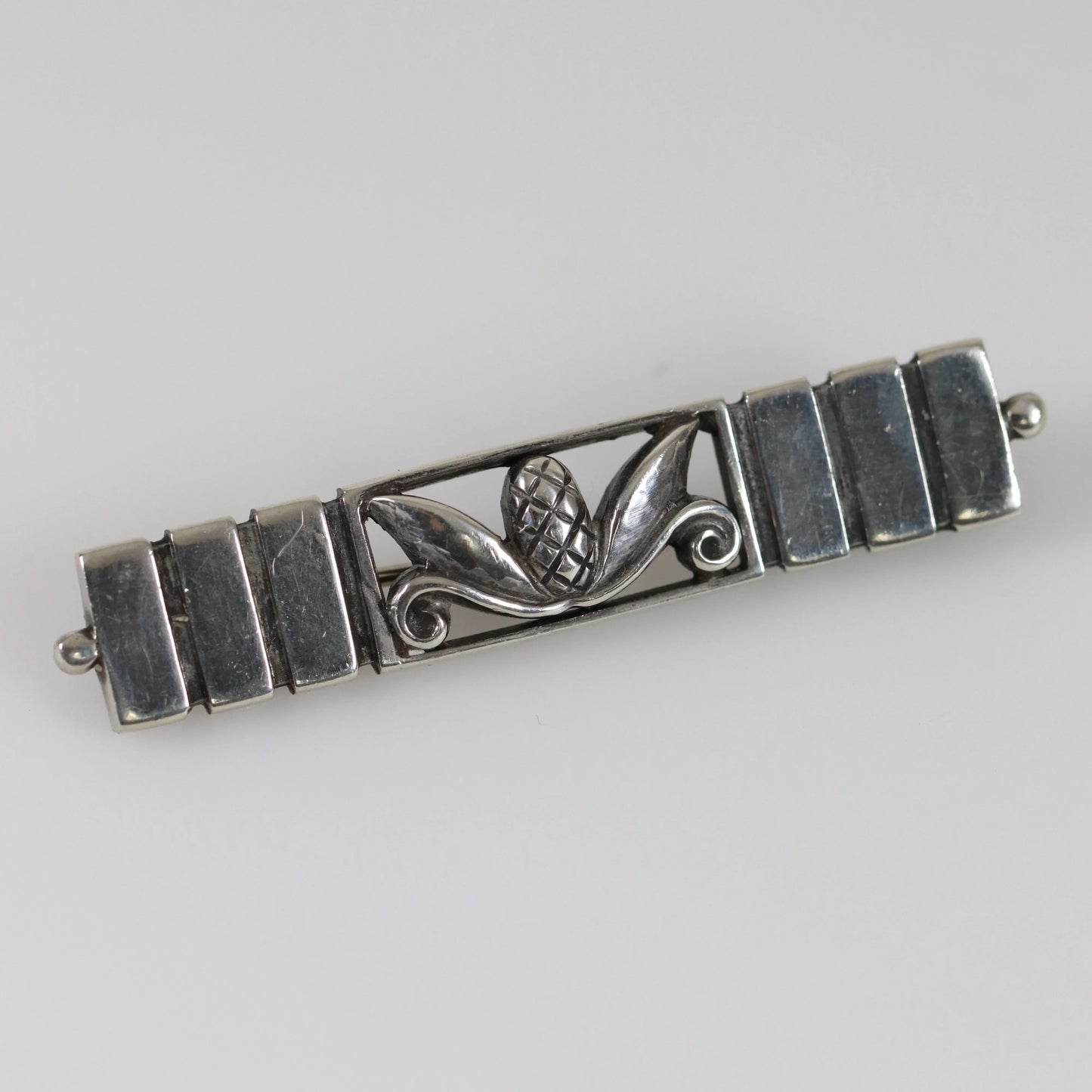 SOLD OUT: Vintage Georg Jensen Jewelry | Pineapple Acorn Brooch United States - Carmel Fine Silver Jewelry
