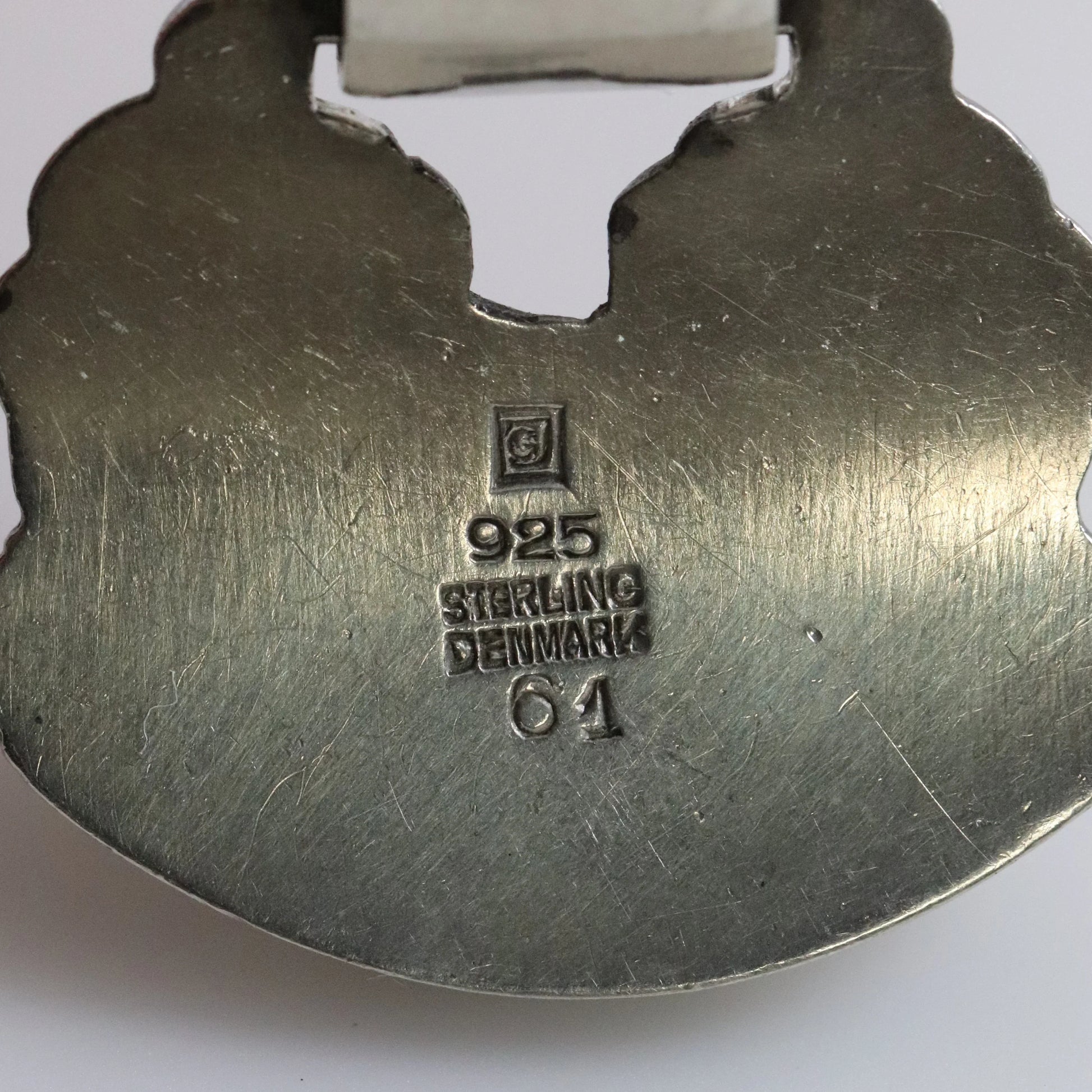 SOLD OUT: Vintage Georg Jensen Jewelry | Rare Art Nouveau Chrysoprase Floral Bracelet 61 Denmark - Carmel Fine Silver Jewelry