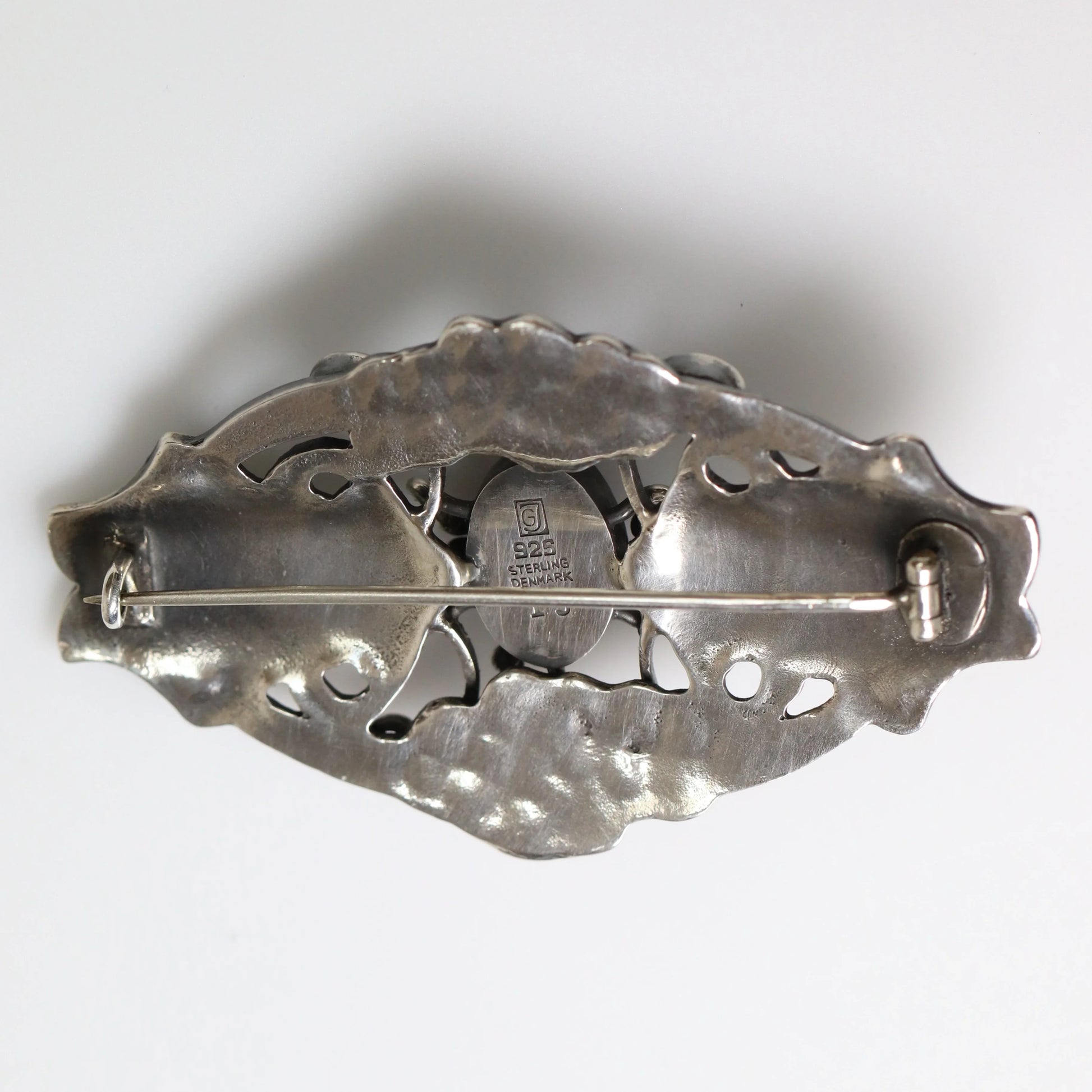 SOLD OUT: Vintage Georg Jensen Jewelry | Rare Art Nouveau Cicada Bug Brooch 19 - Carmel Fine Silver Jewelry