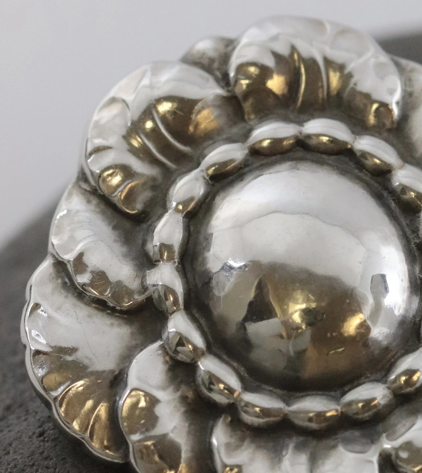 SOLD OUT: Vintage Georg Jensen Jewelry | Rare Early Art Nouveau Floral Brooch 174 - Carmel Fine Silver Jewelry