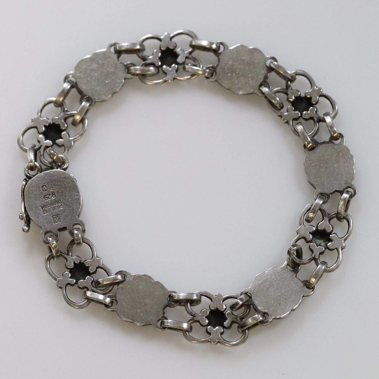 SOLD OUT: Vintage Georg Jensen Jewelry | Rare Floral Bracelet 50 - Carmel Fine Silver Jewelry
