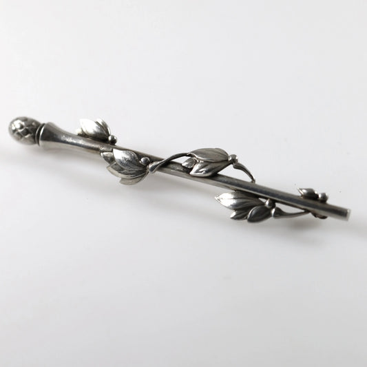 SOLD OUT: Vintage Georg Jensen Jewelry | Rare Georg Jensen Staff Brooch 287 - Carmel Fine Silver Jewelry