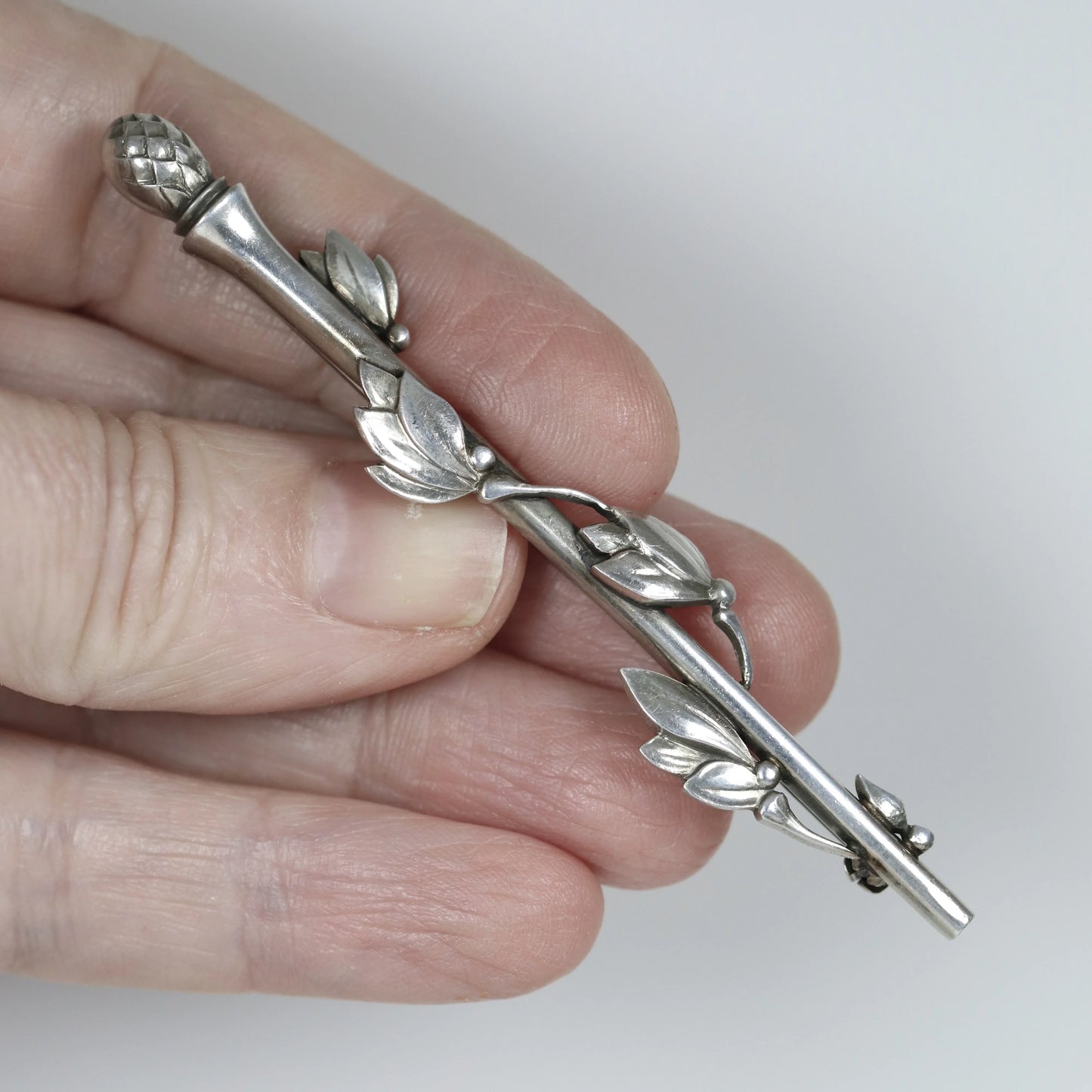 SOLD OUT: Vintage Georg Jensen Jewelry | Rare Georg Jensen Staff Brooch 287 - Carmel Fine Silver Jewelry