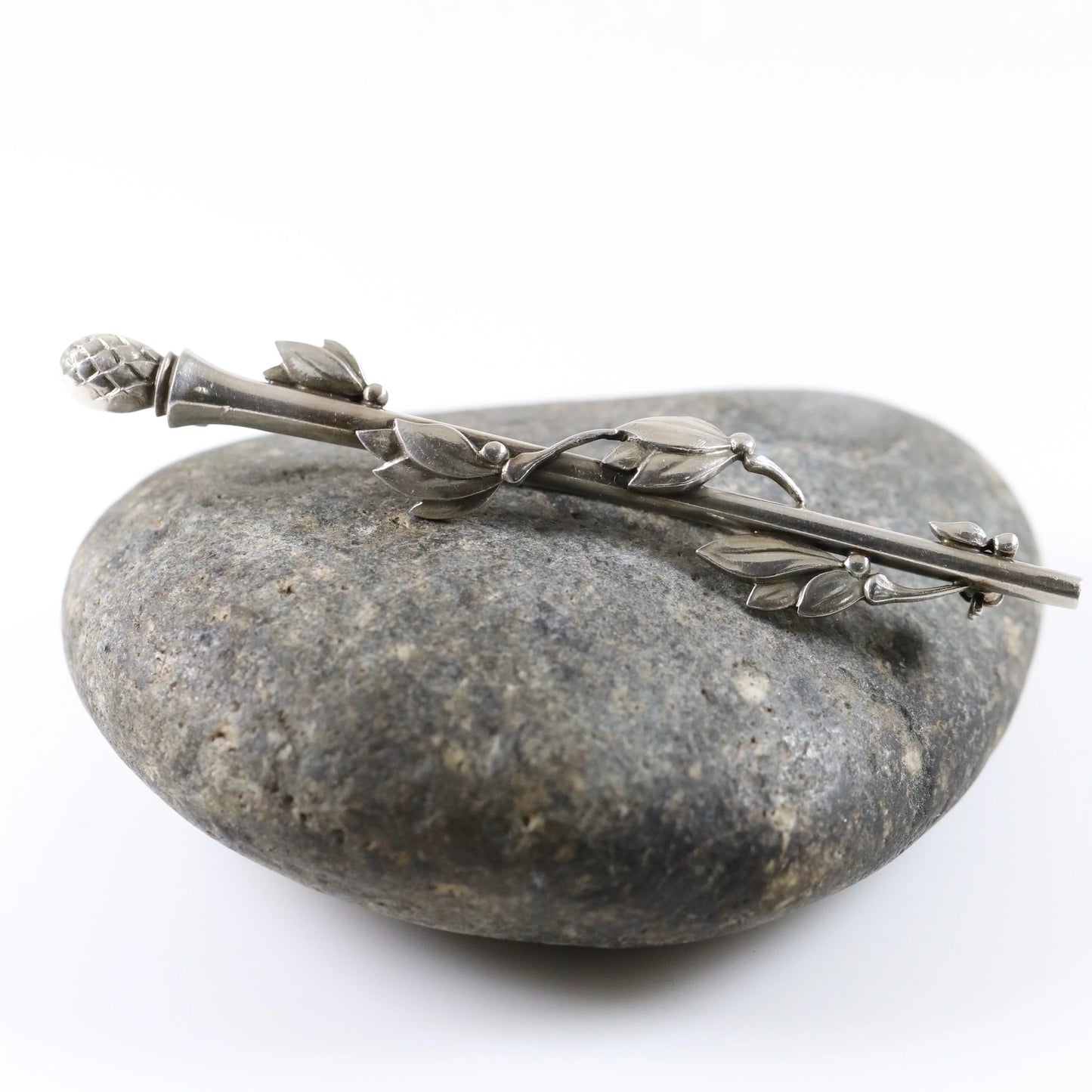 SOLD OUT: Vintage Georg Jensen Jewelry | Rare Georg Jensen Staff Brooch 287 - Carmel Fine Silver Jewelry