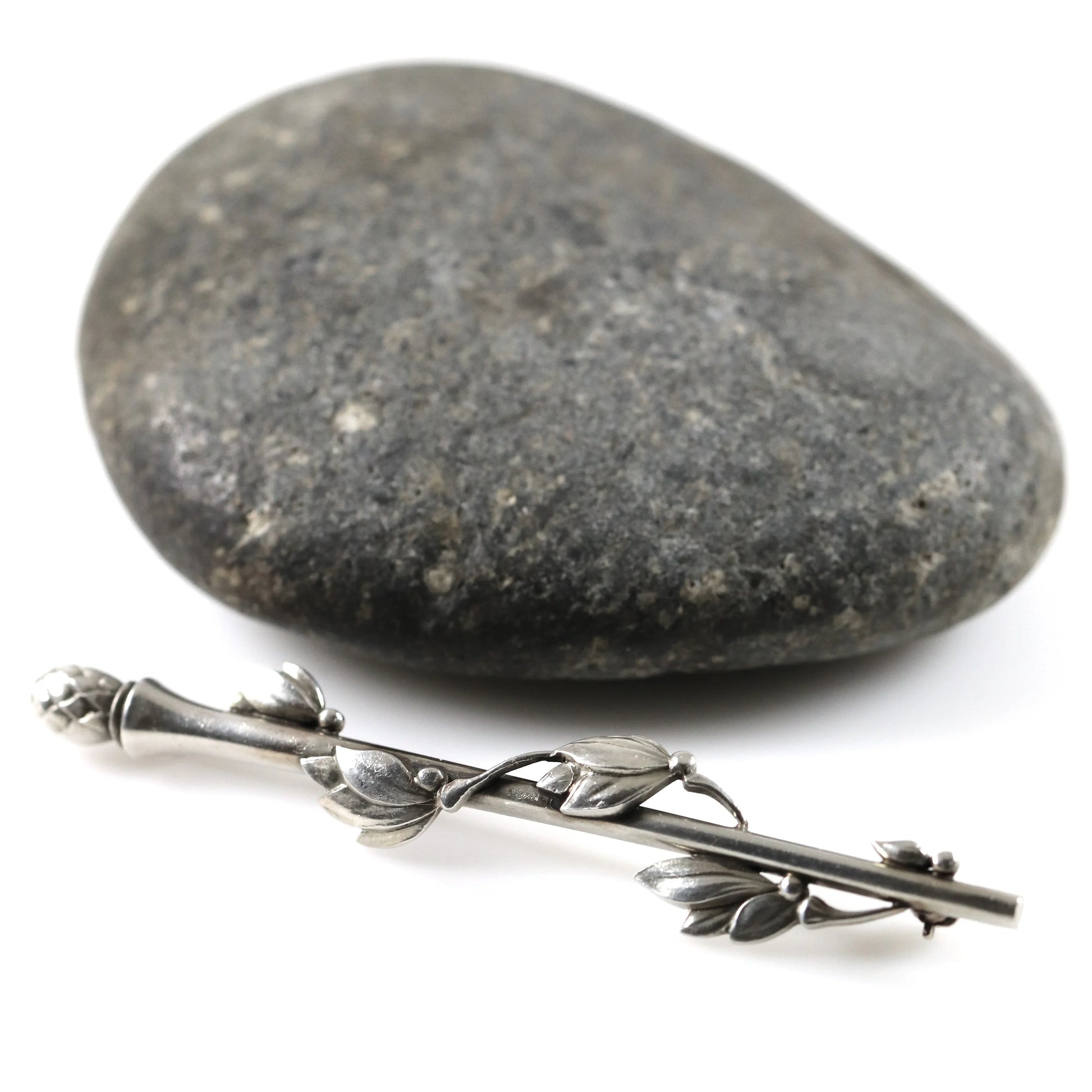 SOLD OUT: Vintage Georg Jensen Jewelry | Rare Georg Jensen Staff Brooch 287 - Carmel Fine Silver Jewelry
