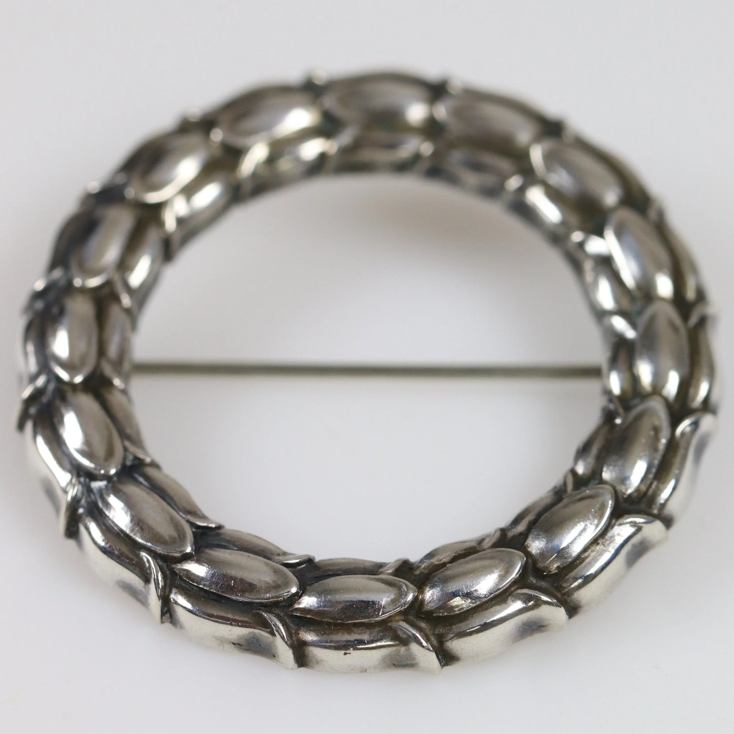 SOLD OUT: Vintage Georg Jensen Jewelry | Sigvard Bernadotte Laurel Wreath Brooch 301 - Carmel Fine Silver Jewelry