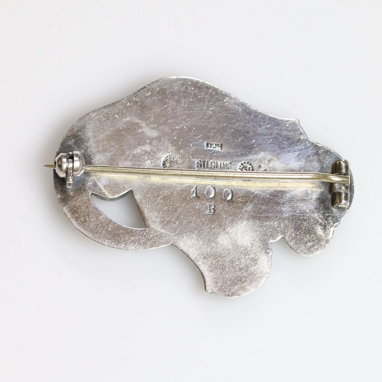 SOLD OUT: Vintage Georg Jensen Jewelry | Sterling Silver Tulip Brooch 100B - Carmel Fine Silver Jewelry