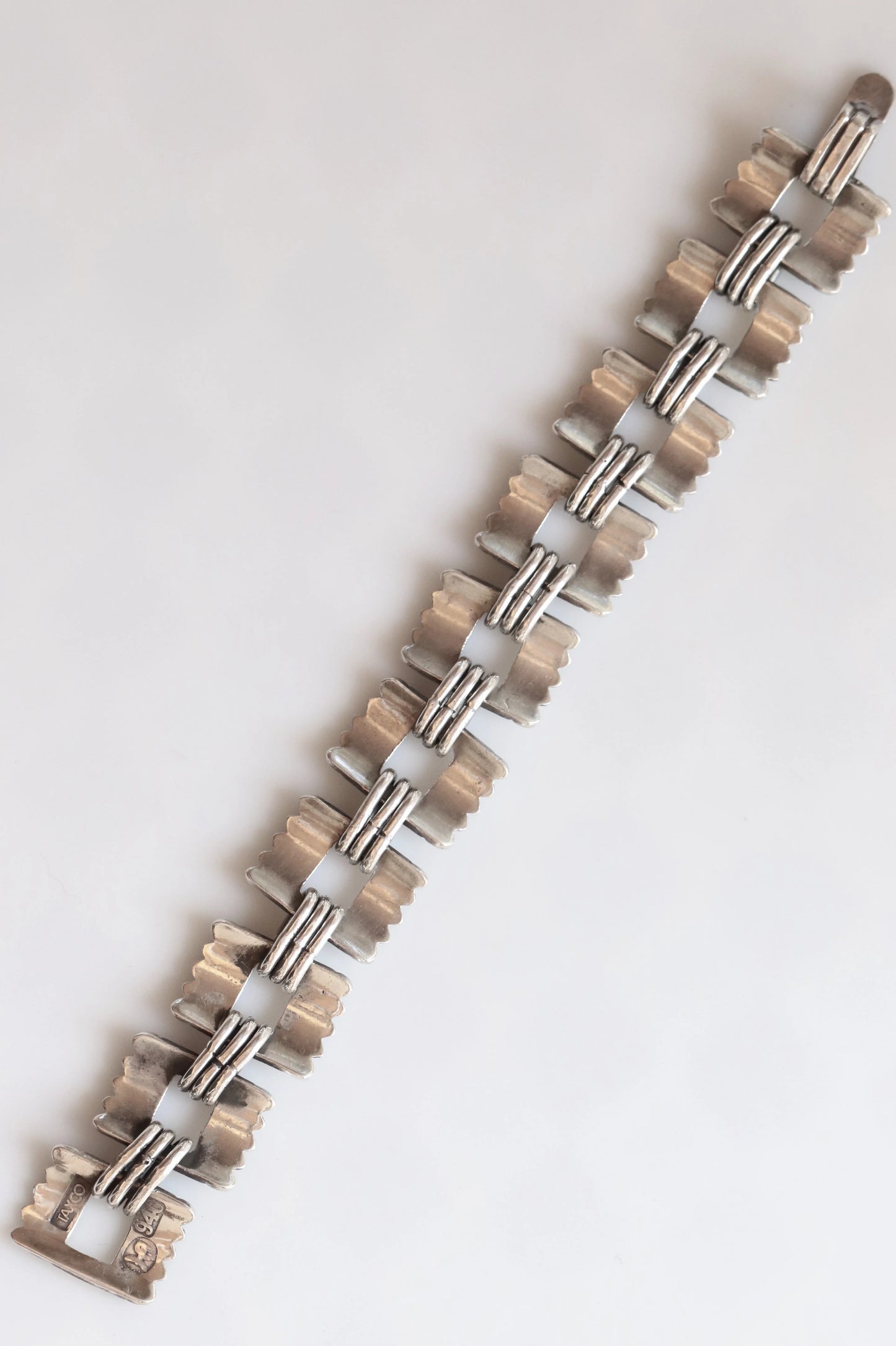 SOLD OUT: Vintage Hector Aguilar Jewelry | Hector Aguilar Fringe Taxco Bracelet Mexico (7 3/4") - Carmel Fine Silver Jewelry