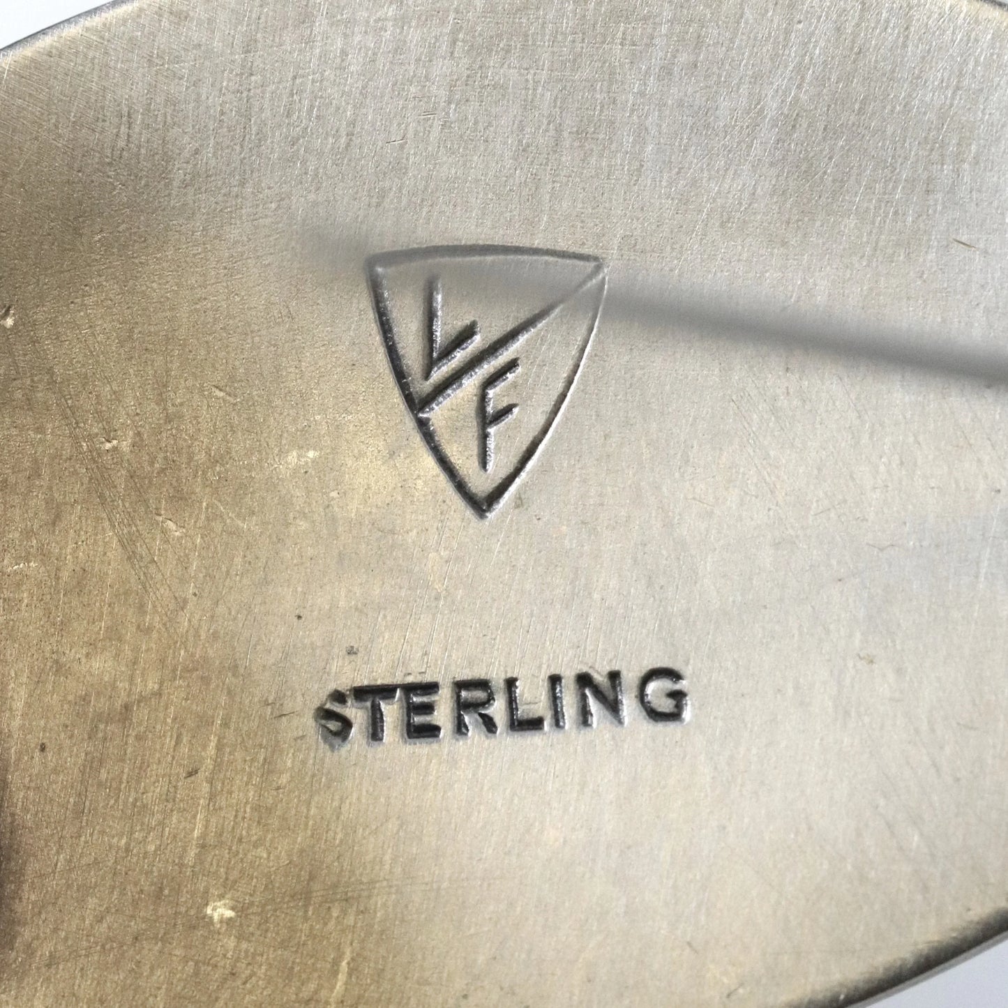 SOLD OUT: Vintage Lawrence Foss Silver Jewelry | Foliate and Garnet Brooch - Carmel Fine Silver Jewelry