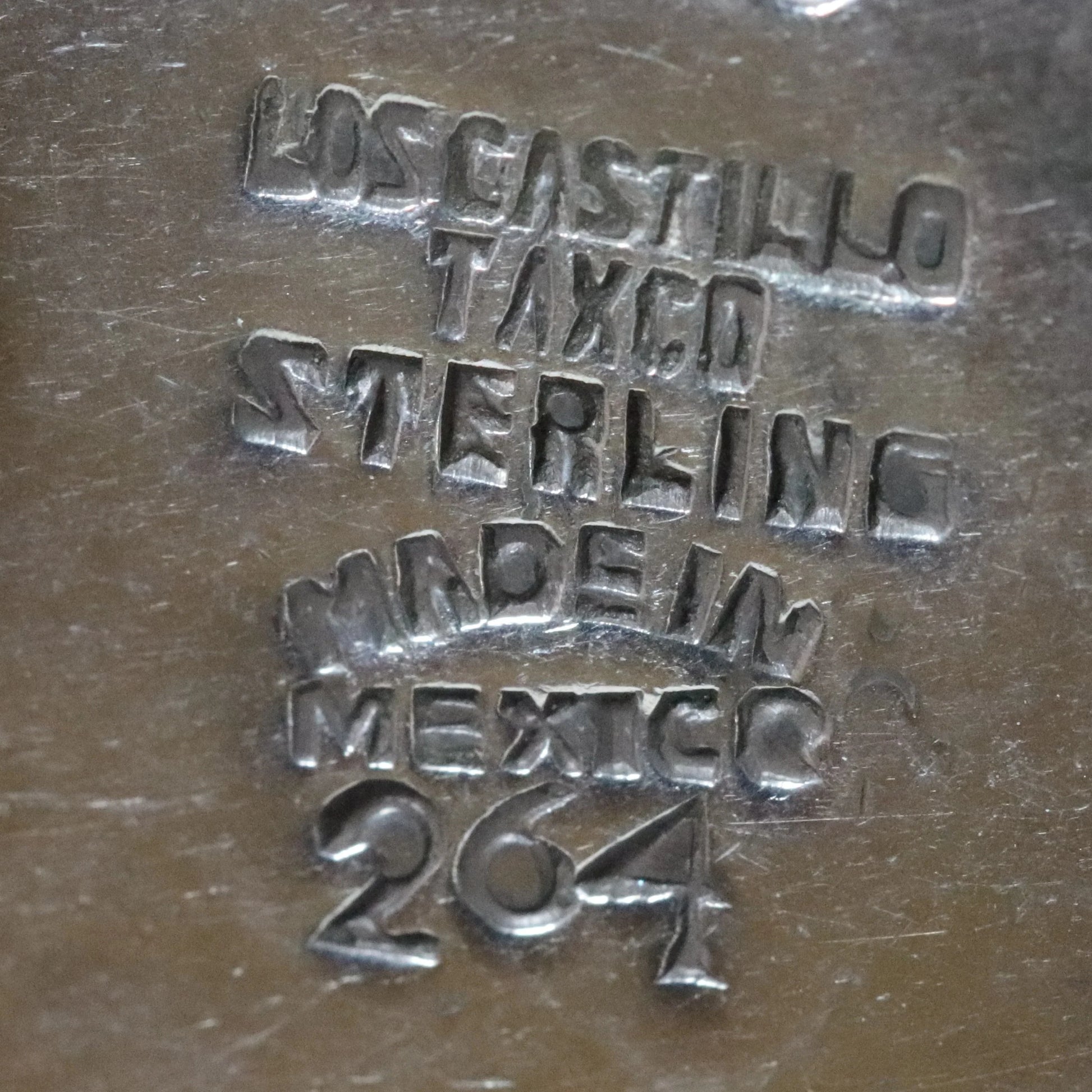 SOLD OUT: Vintage Los Castillo Jewelry | Floral Link Art Deco Necklace 264 Mexico - Carmel Fine Silver Jewelry