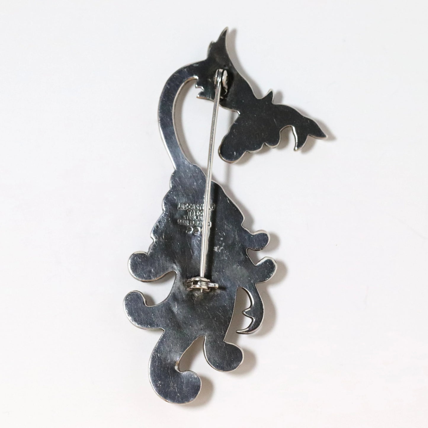 SOLD OUT: Vintage Los Castillo Jewelry | Sea Serpent Fish Brooch 220 Mexico - Carmel Fine Silver Jewelry