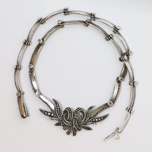 SOLD OUT: Vintage Margot de Taxco Jewelry | Ornate Sterling Necklace Mexico - Carmel Fine Silver Jewelry