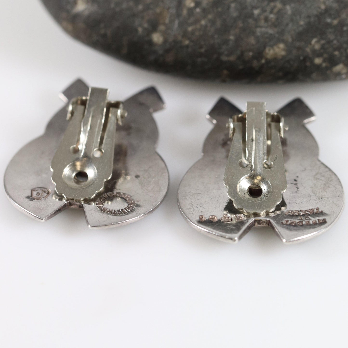 SOLD OUT: Vintage Margot de Taxco Silver Mexican Jewelry | Taxco Sterling and Enamel Necklace/Brooch and Earrings Jewelry Set - Carmel FSJ