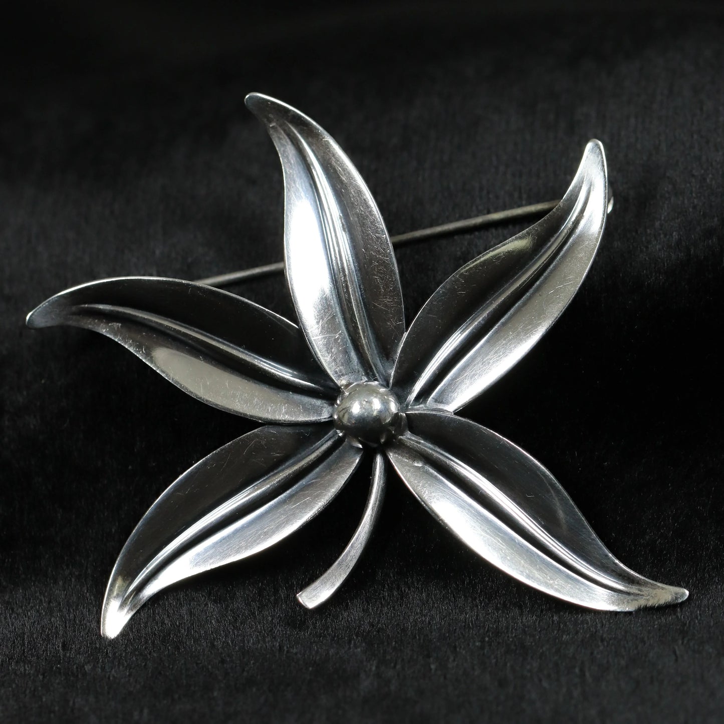 SOLD OUT: Vintage NE From Sterling Silver Jewelry | Danish Floral Brooch - Carmel Fine Silver Jewelry