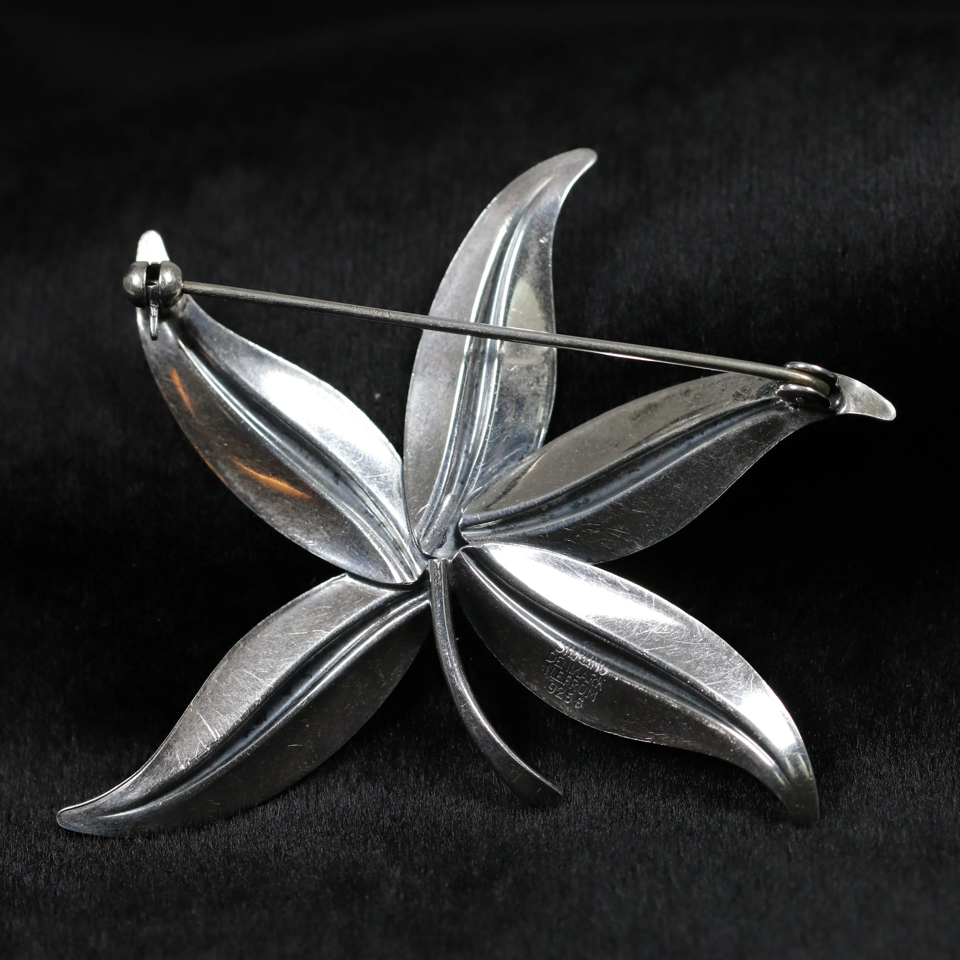 SOLD OUT: Vintage NE From Sterling Silver Jewelry | Danish Floral Brooch - Carmel Fine Silver Jewelry