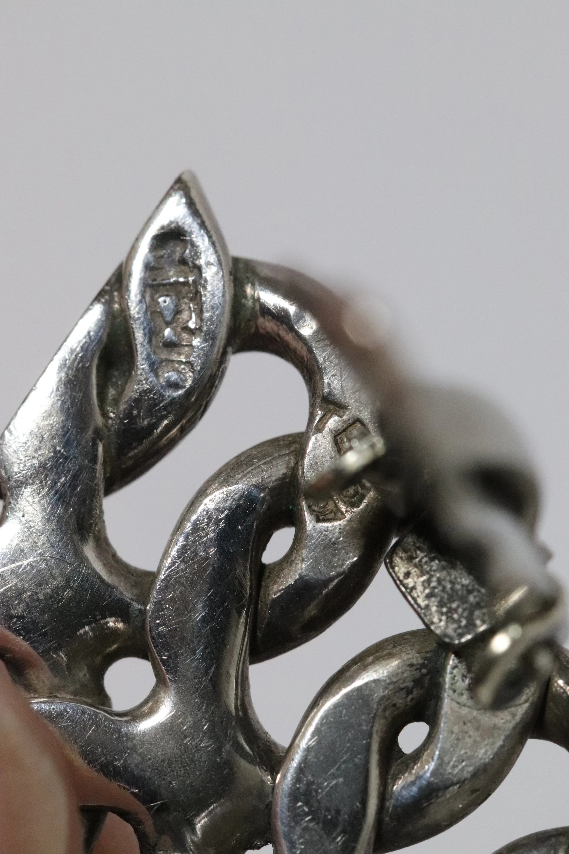 SOLD OUT: Vintage Rodolfo Espinoza Jewelry | Double Curb Link Earrings REH Mexico - Carmel Fine Silver Jewelry