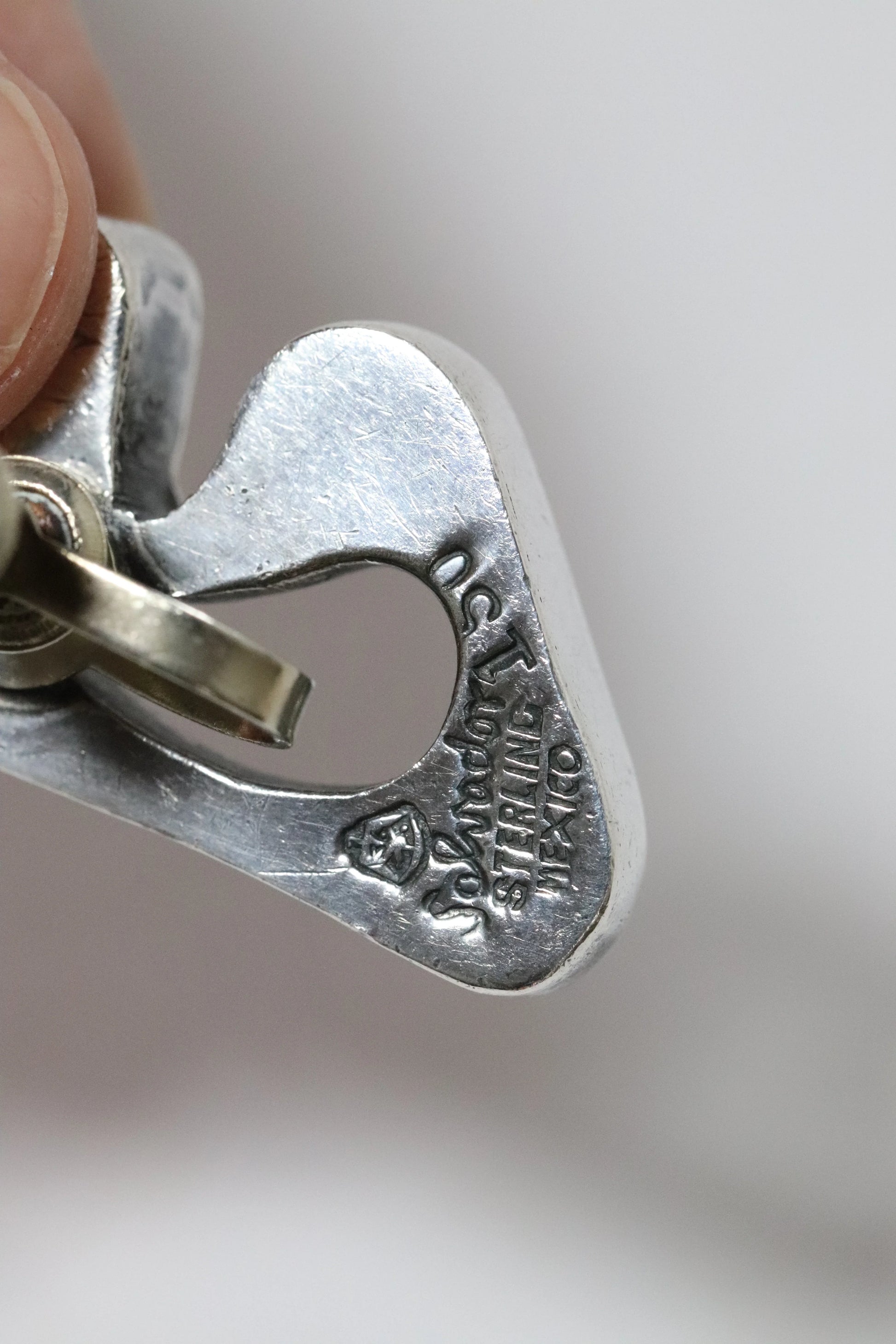 SOLD OUT: Vintage Salvador Teran Jewelry | Abstract Modernist Earrings 150 Mexico - Carmel Fine Silver Jewelry