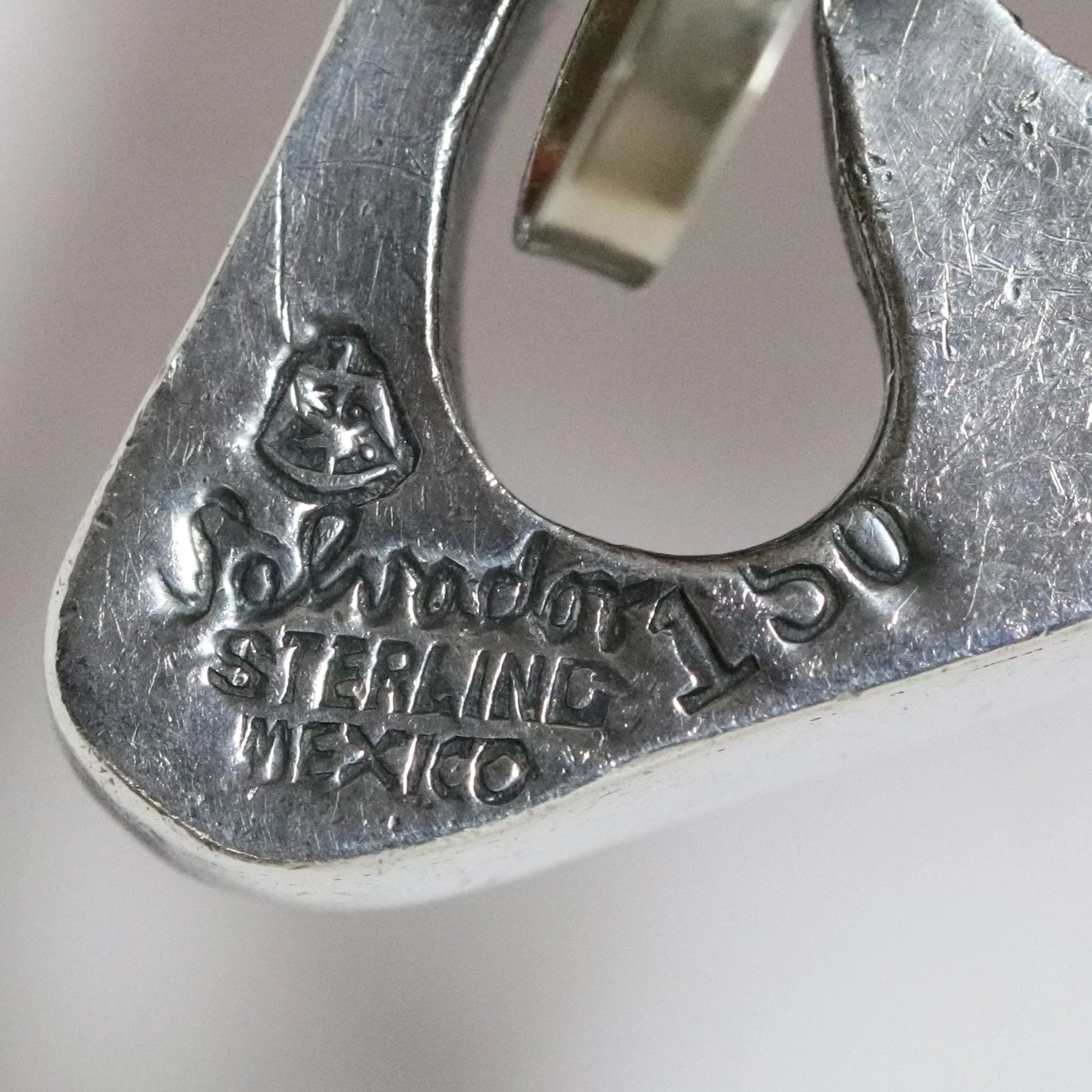 SOLD OUT: Vintage Salvador Teran Jewelry | Abstract Modernist Earrings 150 Mexico - Carmel Fine Silver Jewelry
