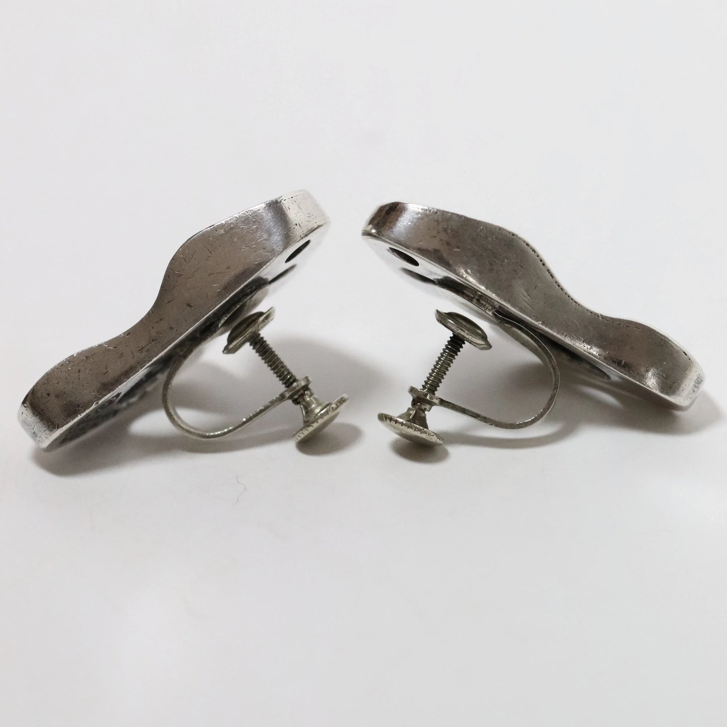 SOLD OUT: Vintage Salvador Teran Jewelry | Abstract Modernist Earrings 150 Mexico - Carmel Fine Silver Jewelry