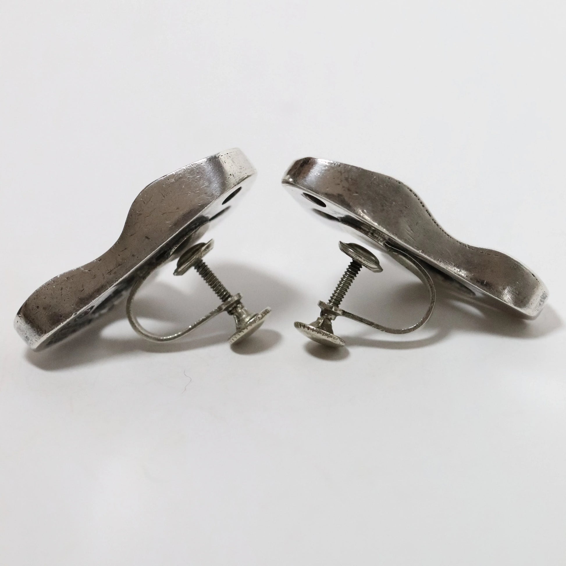 SOLD OUT: Vintage Salvador Teran Jewelry | Abstract Modernist Earrings 150 Mexico - Carmel Fine Silver Jewelry