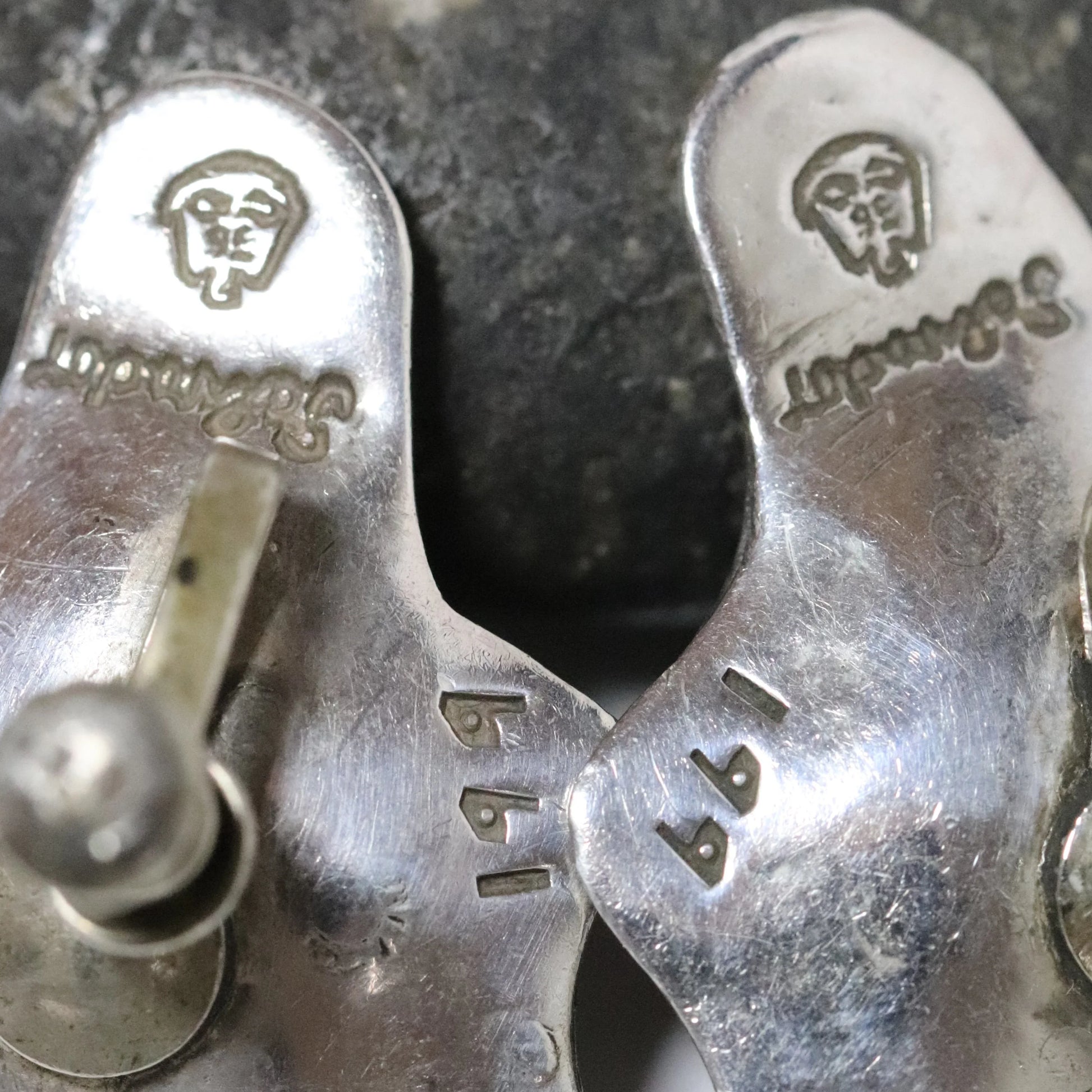 SOLD OUT: Vintage Salvador Teran Jewelry | Amoeba Screwback Earrings 199 Mexico - Carmel Fine Silver Jewelry