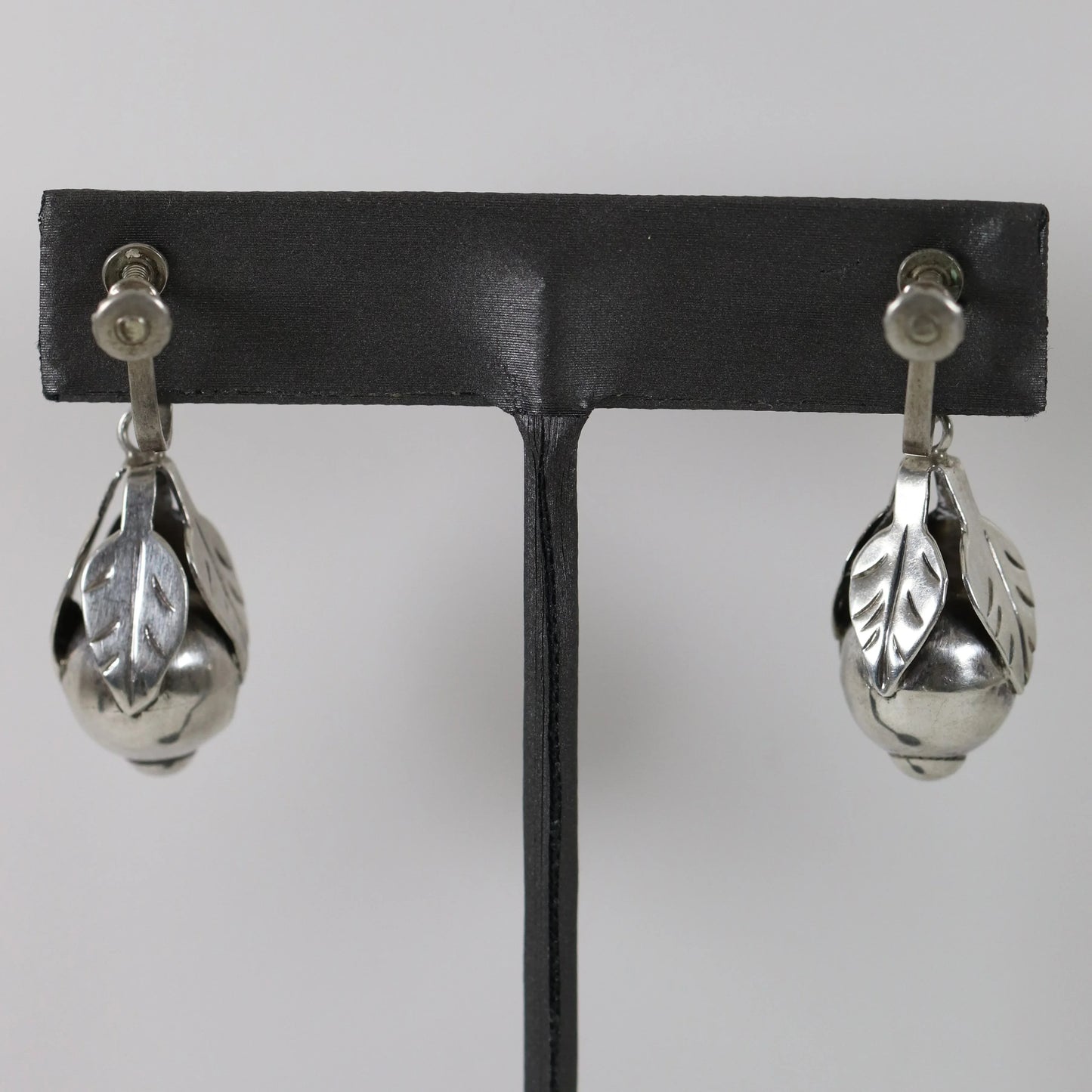 SOLD OUT: Vintage Silver Mexican Jewelry | Early Amethyst Handcrafted Earrings - Carmel Fine Silver Jewelry