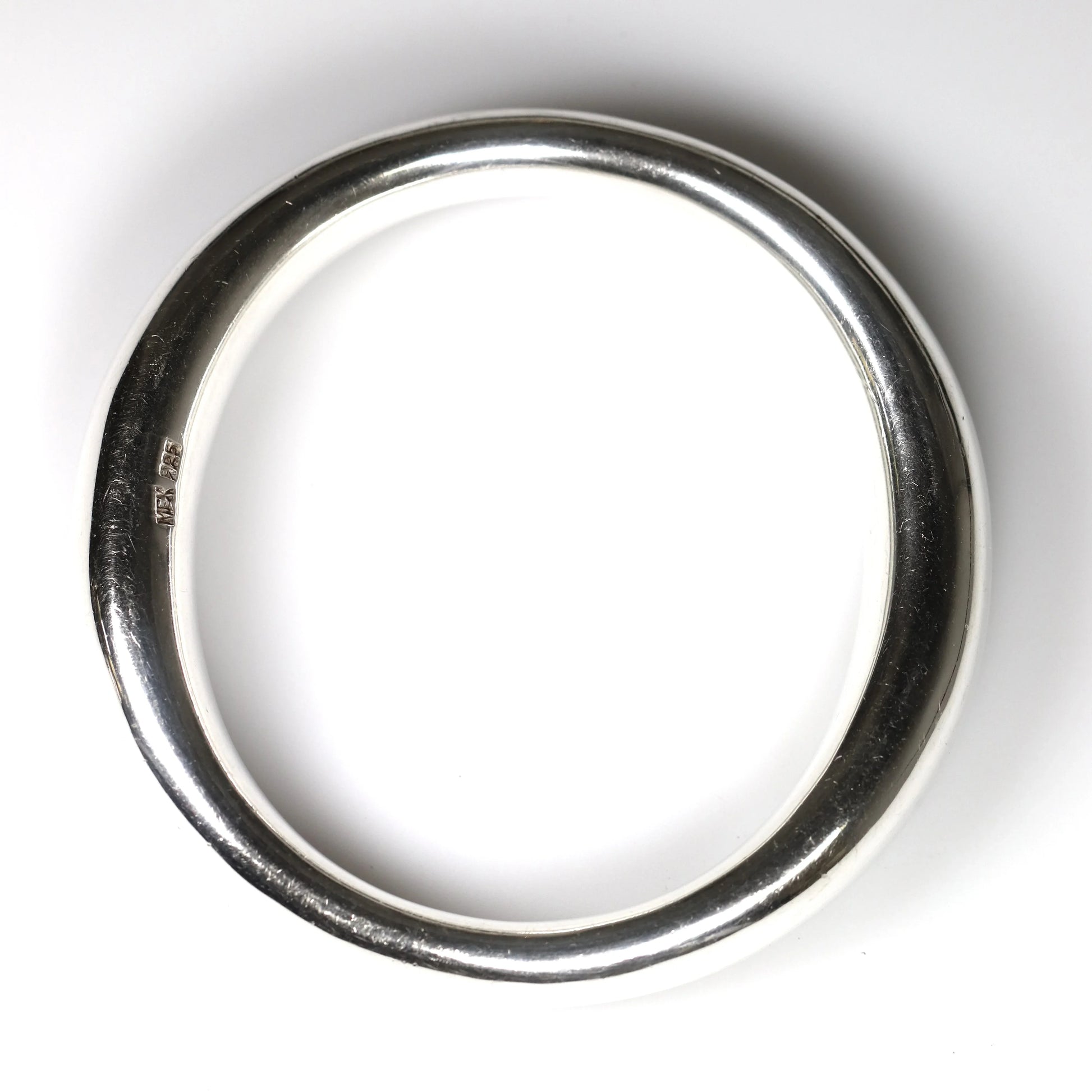 SOLD OUT: Vintage Silver Mexican Jewelry | Mid-Century Modernist Bangle Statement Bracelet - Carmel Fine Silver Jewelry