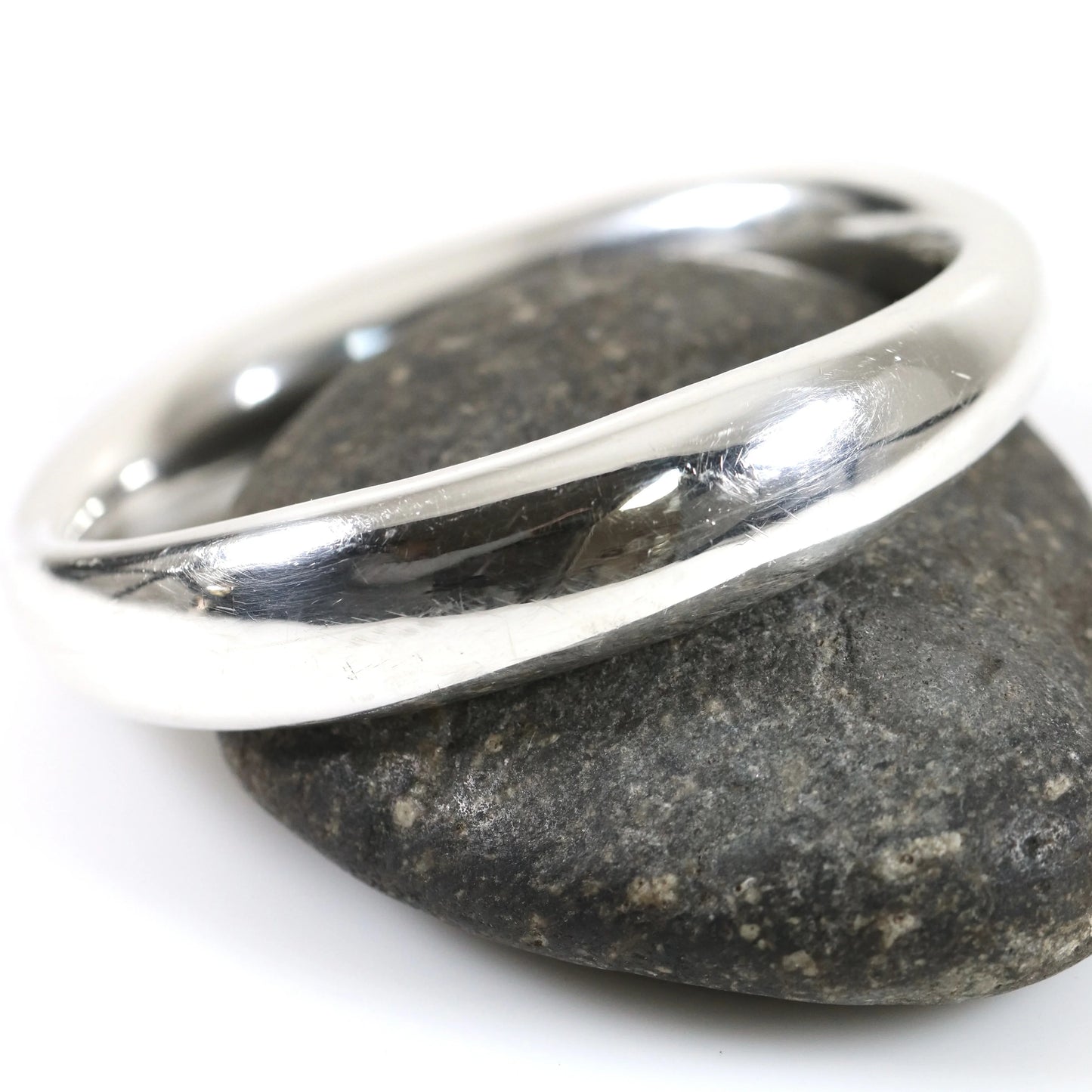 SOLD OUT: Vintage Silver Mexican Jewelry | Mid-Century Modernist Bangle Statement Bracelet - Carmel Fine Silver Jewelry