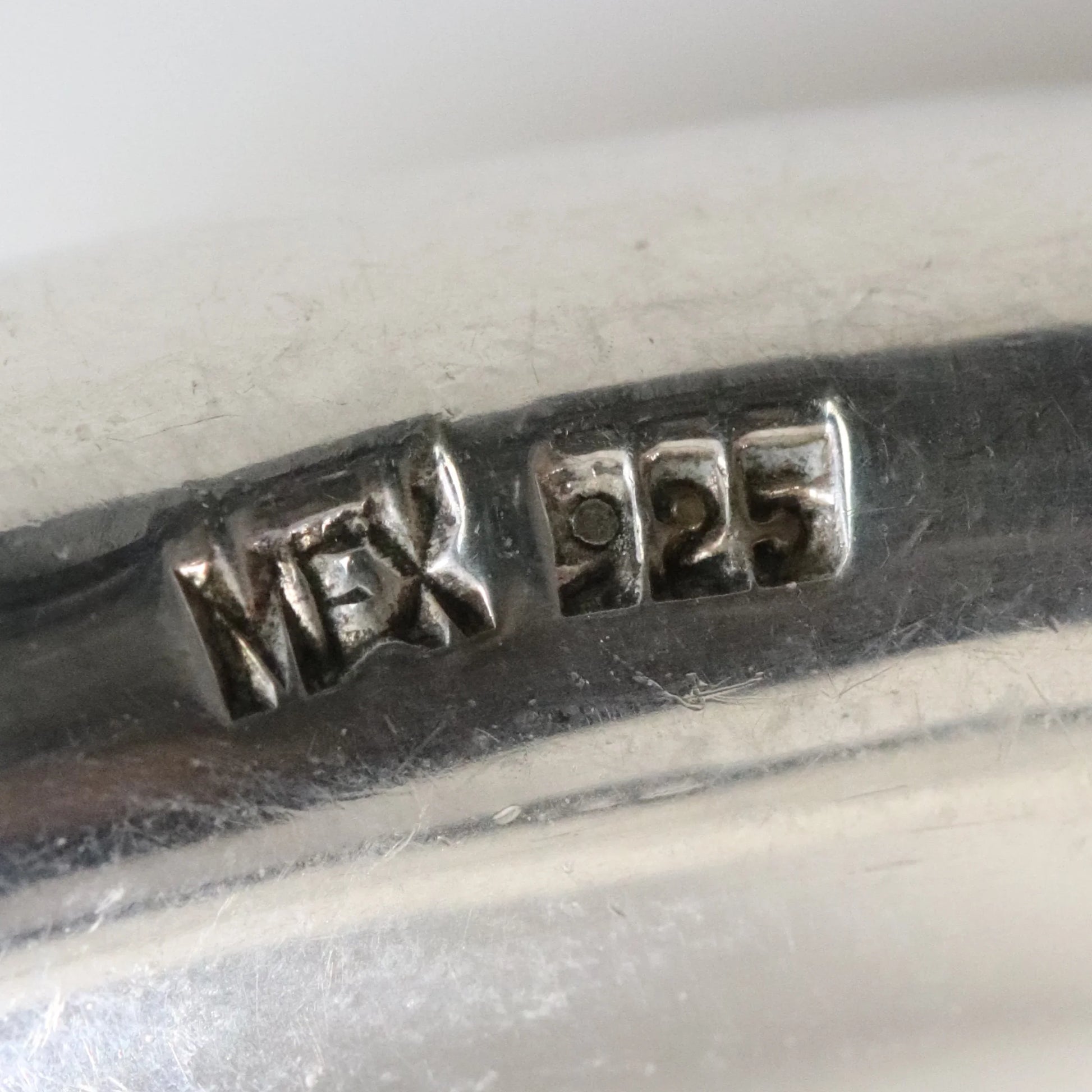SOLD OUT: Vintage Silver Mexican Jewelry | Mid-Century Modernist Bangle Statement Bracelet - Carmel Fine Silver Jewelry