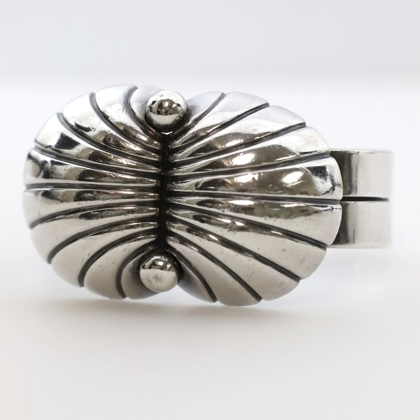SOLD OUT: Vintage Taxco Silver Jewelry | Raphael Dominguez Statement Bracelet - Carmel Fine Silver Jewelry