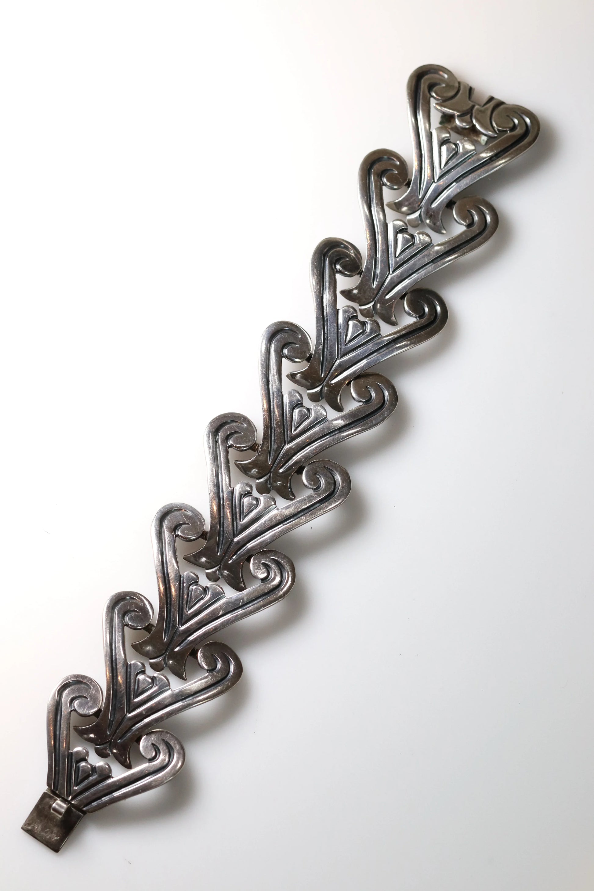 SOLD OUT: Vintage Taxco Silver Mexican Jewelry | Jose Anton Mid-Century Bracelet - Carmel Fine Silver Jewelry