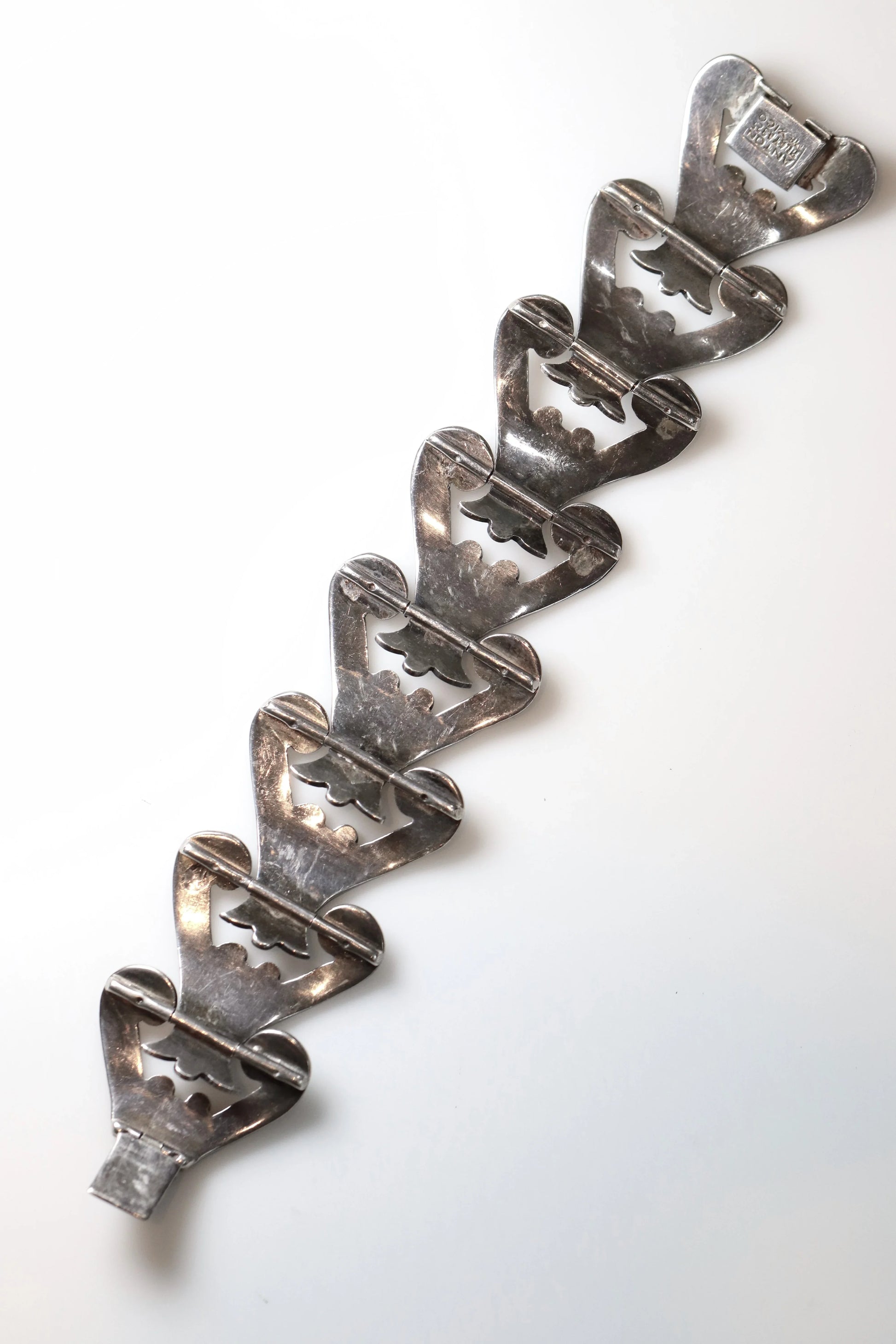 SOLD OUT: Vintage Taxco Silver Mexican Jewelry | Jose Anton Mid-Century Bracelet - Carmel Fine Silver Jewelry