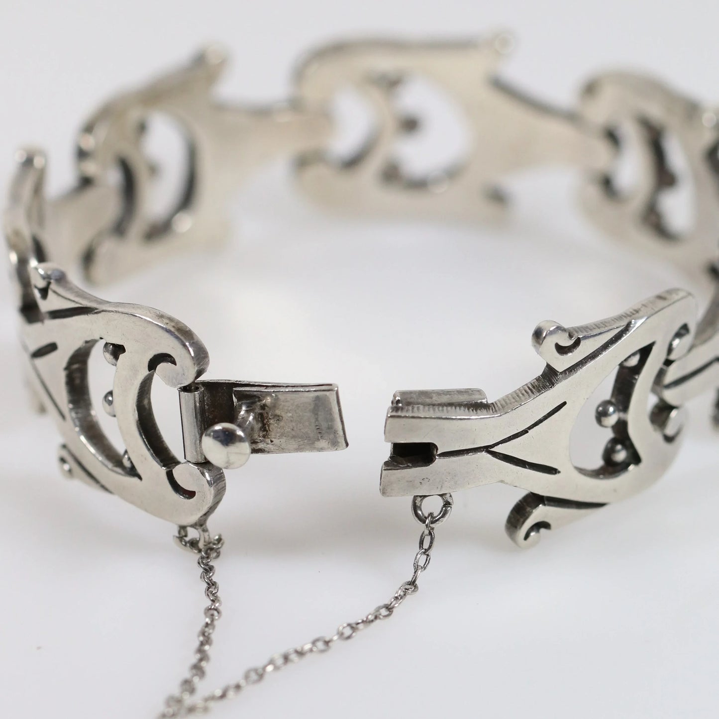 SOLD OUT: Vintage Taxco Silver | Jacopo Mid-Century Sterling Silver Mexican Bracelet - Carmel Fine Silver Jewelry