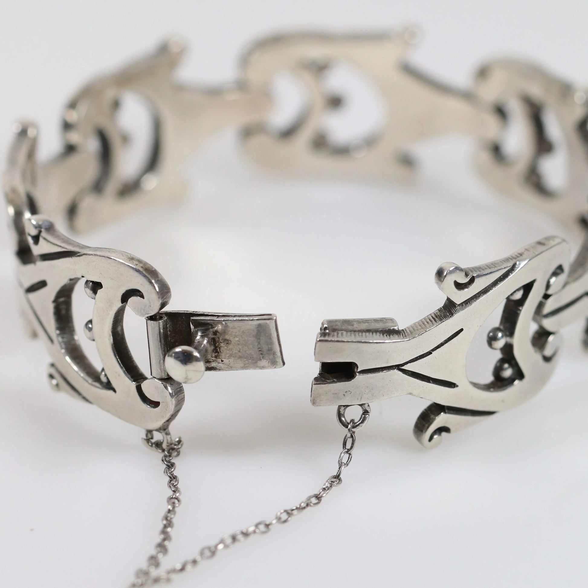 SOLD OUT: Vintage Taxco Silver | Jacopo Mid-Century Sterling Silver Mexican Bracelet - Carmel Fine Silver Jewelry