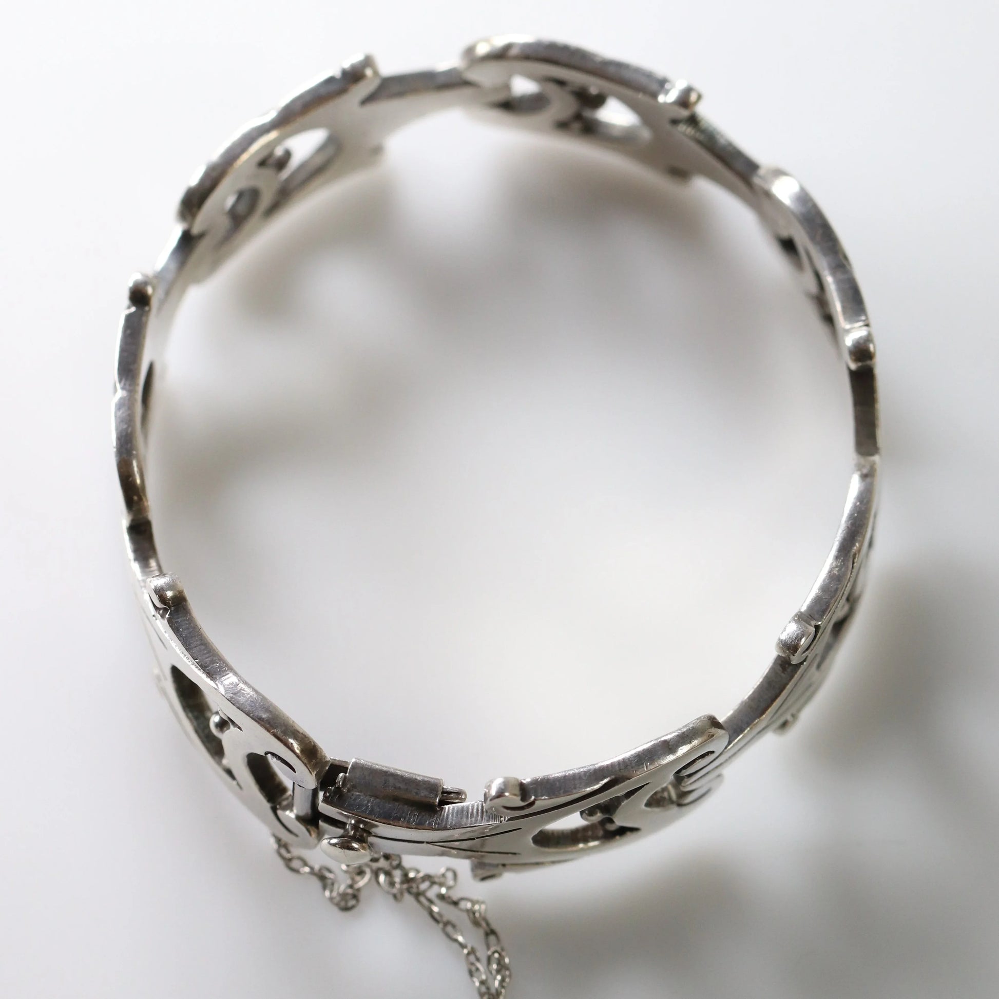 SOLD OUT: Vintage Taxco Silver | Jacopo Mid-Century Sterling Silver Mexican Bracelet - Carmel Fine Silver Jewelry
