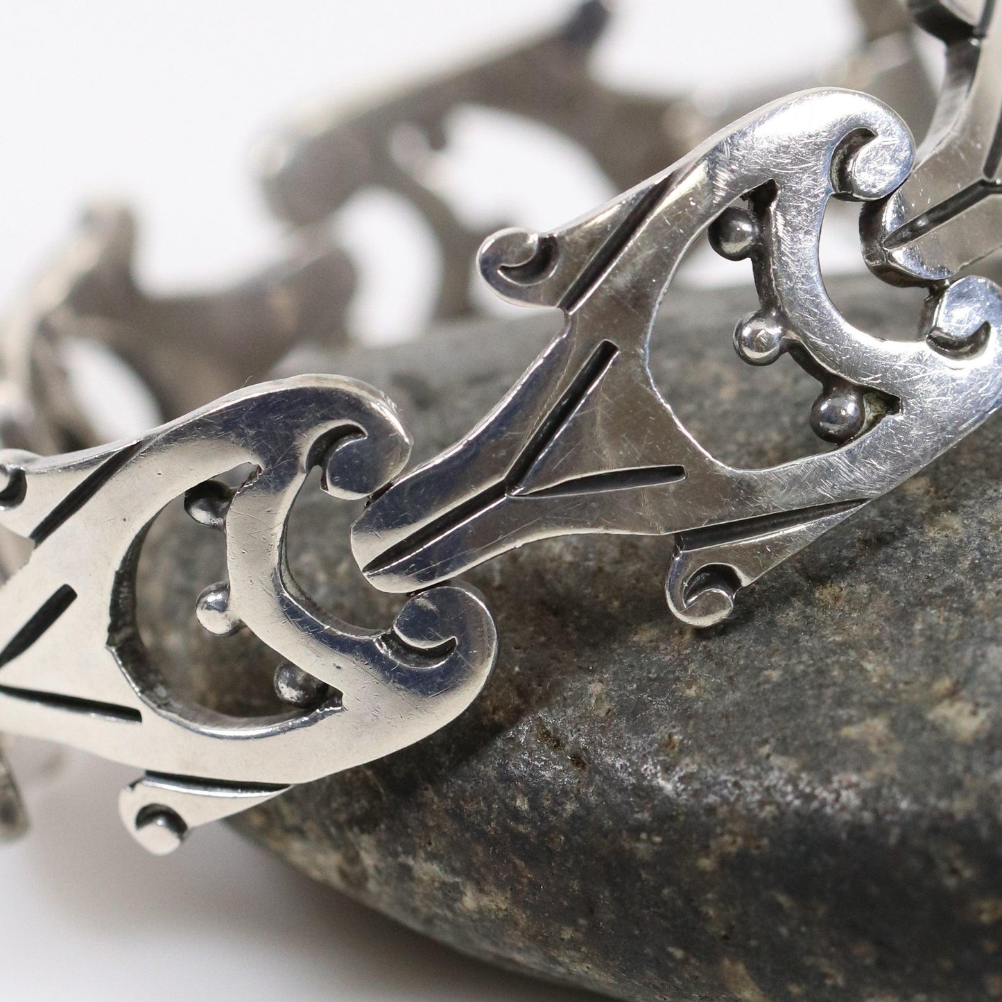 SOLD OUT: Vintage Taxco Silver | Jacopo Mid-Century Sterling Silver Mexican Bracelet - Carmel FSJ