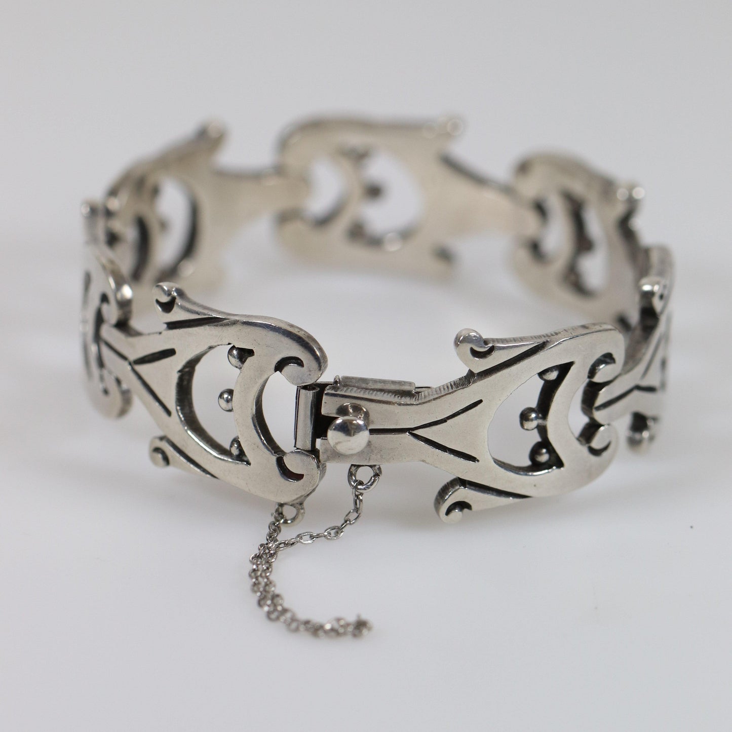 SOLD OUT: Vintage Taxco Silver | Jacopo Mid-Century Sterling Silver Mexican Bracelet - Carmel FSJ