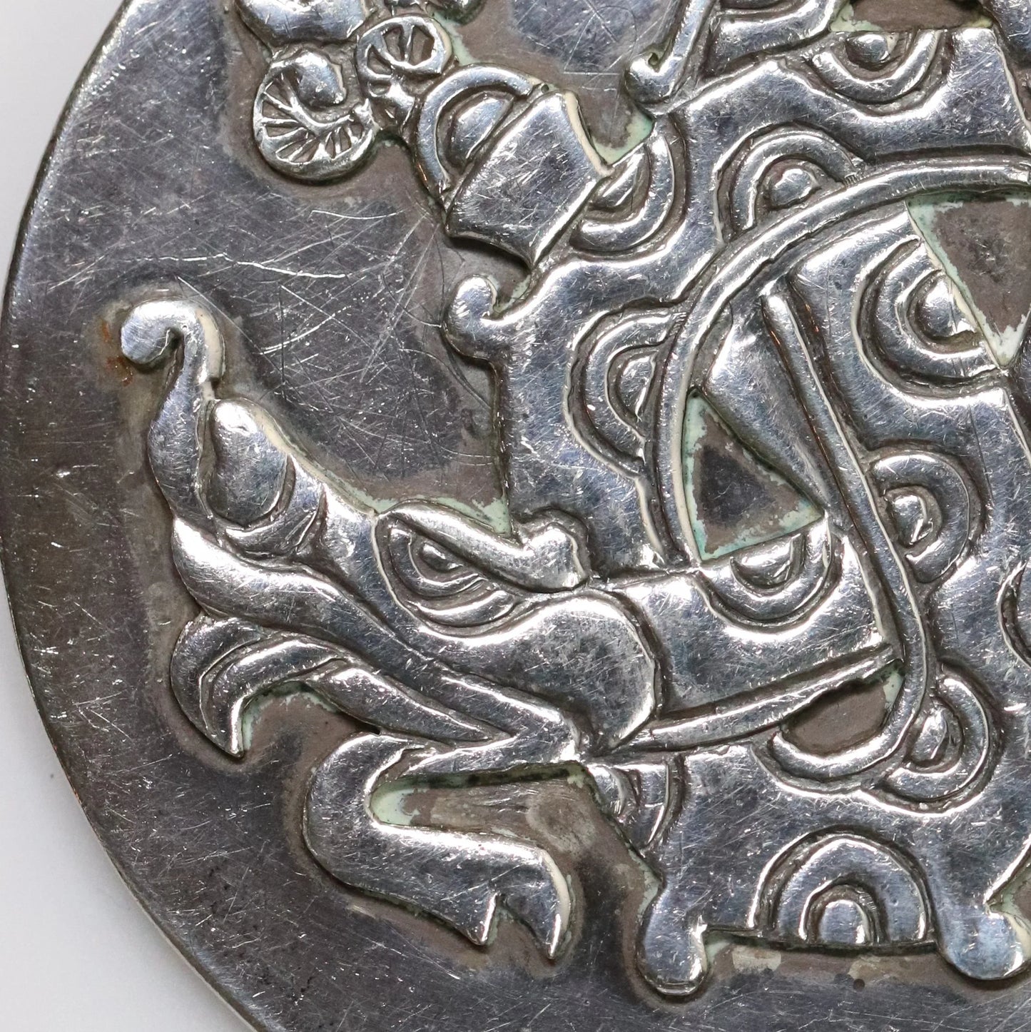 SOLD OUT: Vintage Taxco William Spratling Jewelry | Quetzalcoatl Plumed Serpent Brooch Mexico - Carmel Fine Silver Jewelry